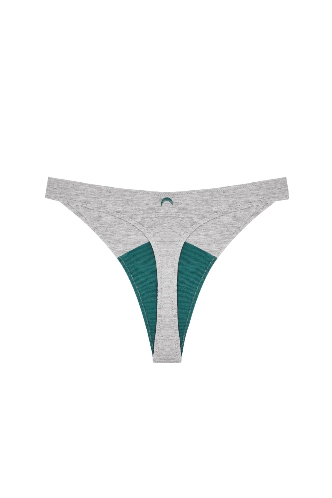 High Rise Thong Mineral Undies | Grey