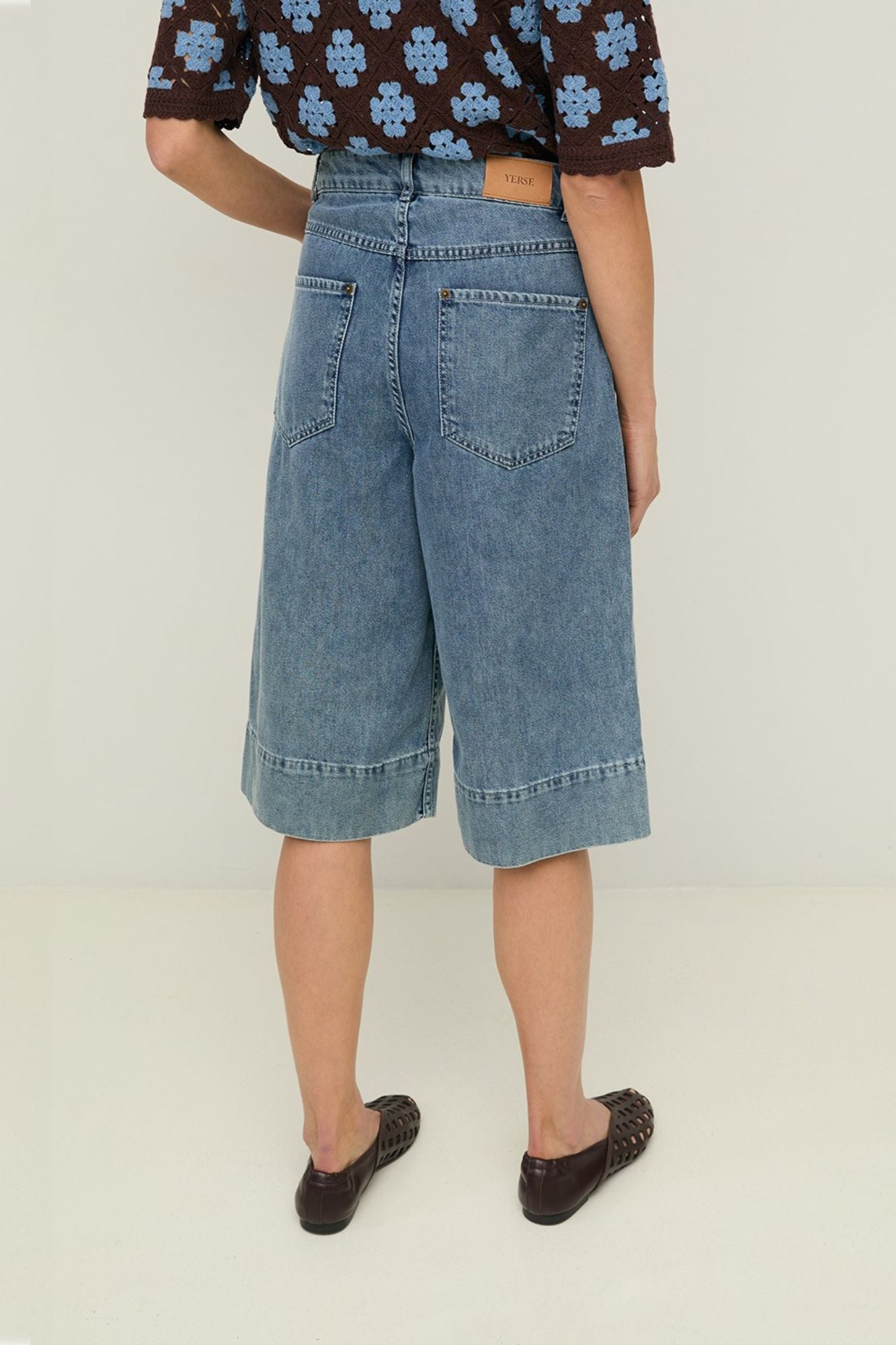 Denim Bermuda Shorts