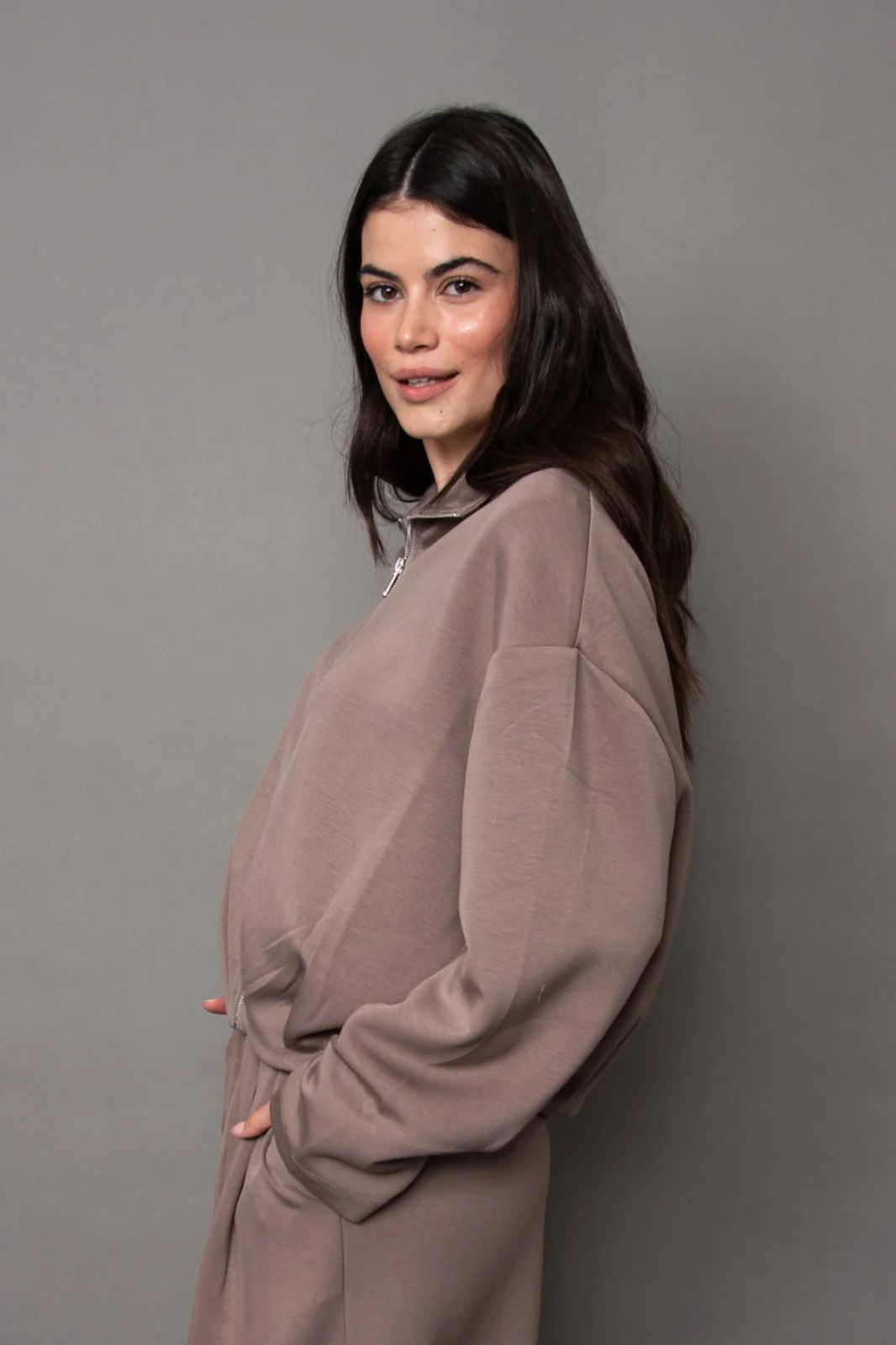 Midora Zip Bubble Top