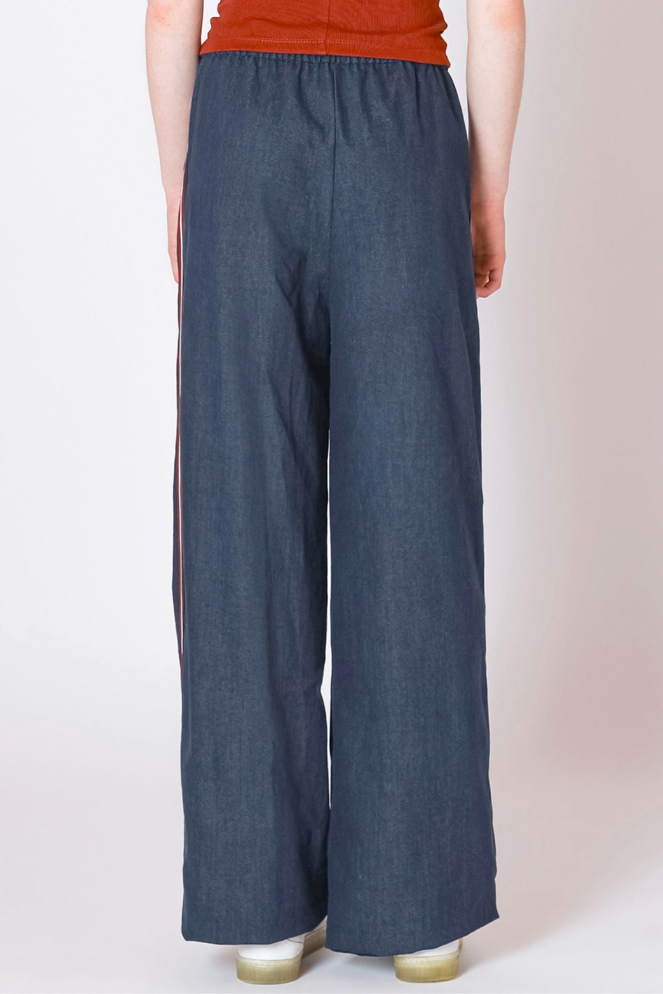 Side Stripe Wide Leg Jean