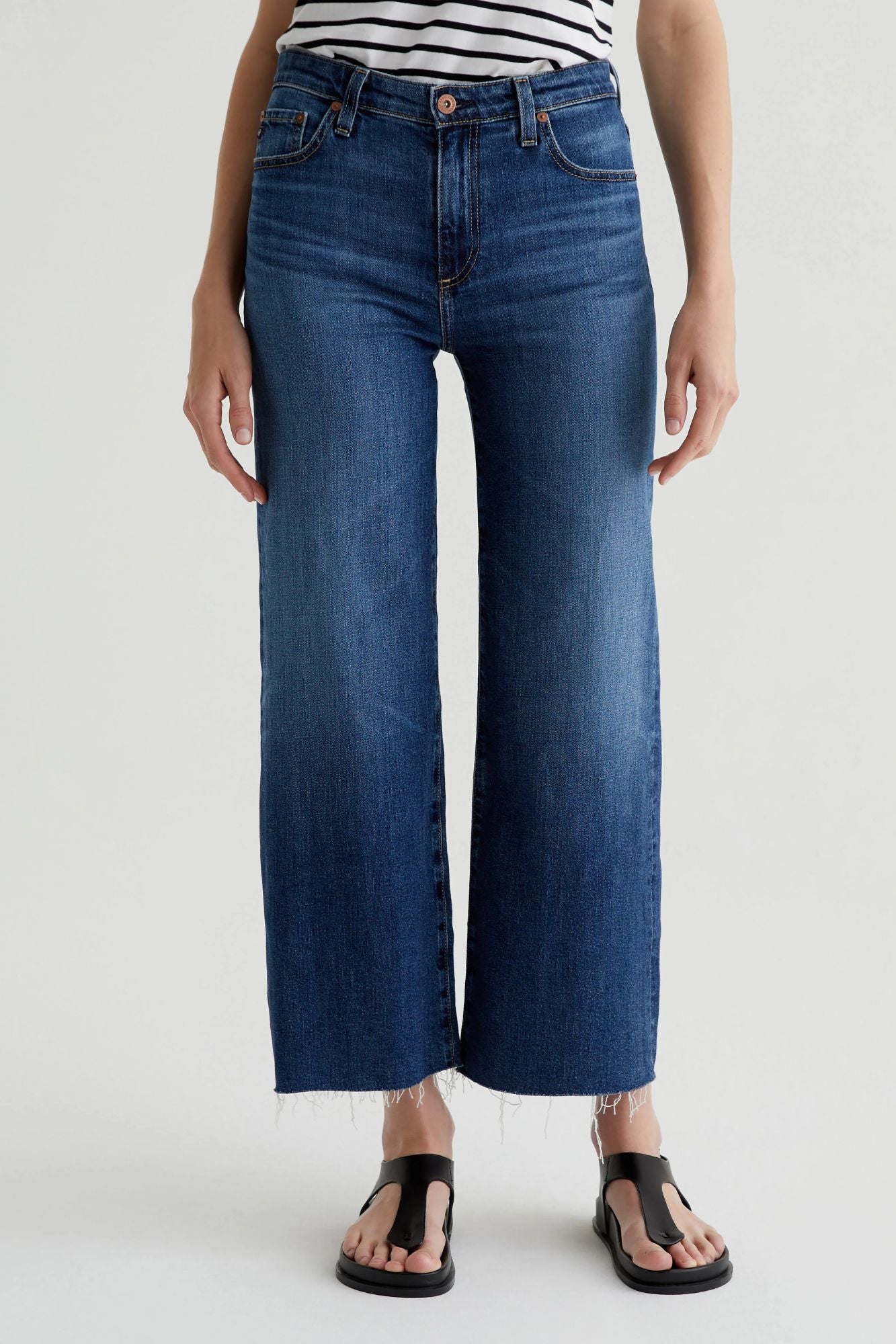 Saige Wide Leg Crop Indigo Bay1