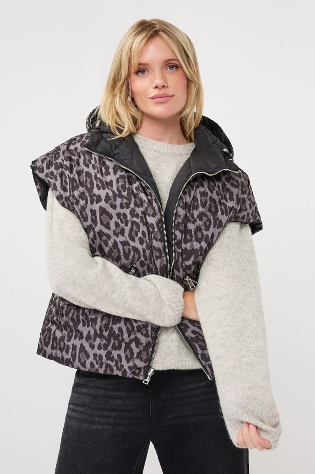 Leopard Poncho