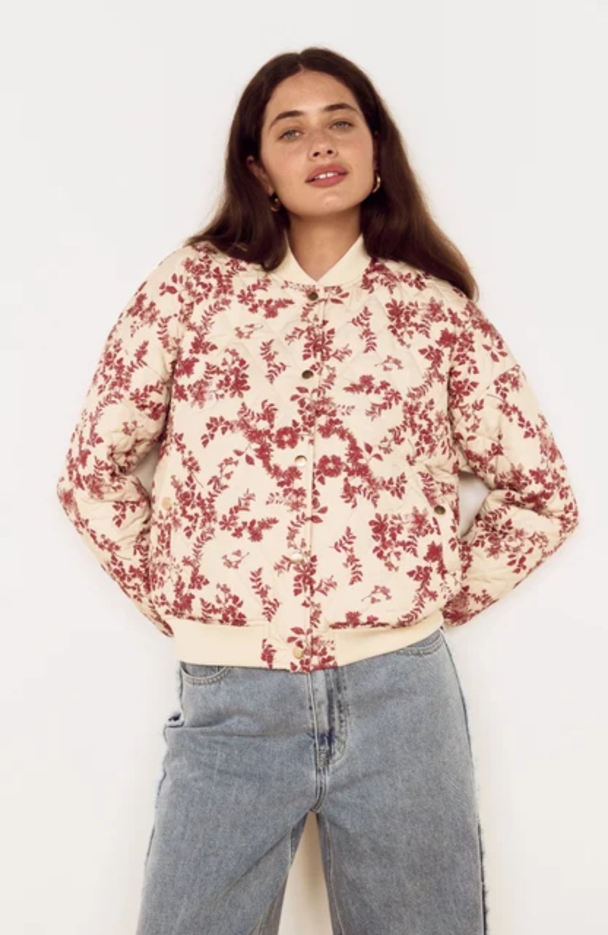 Hallie Quilted Bomber Jacket