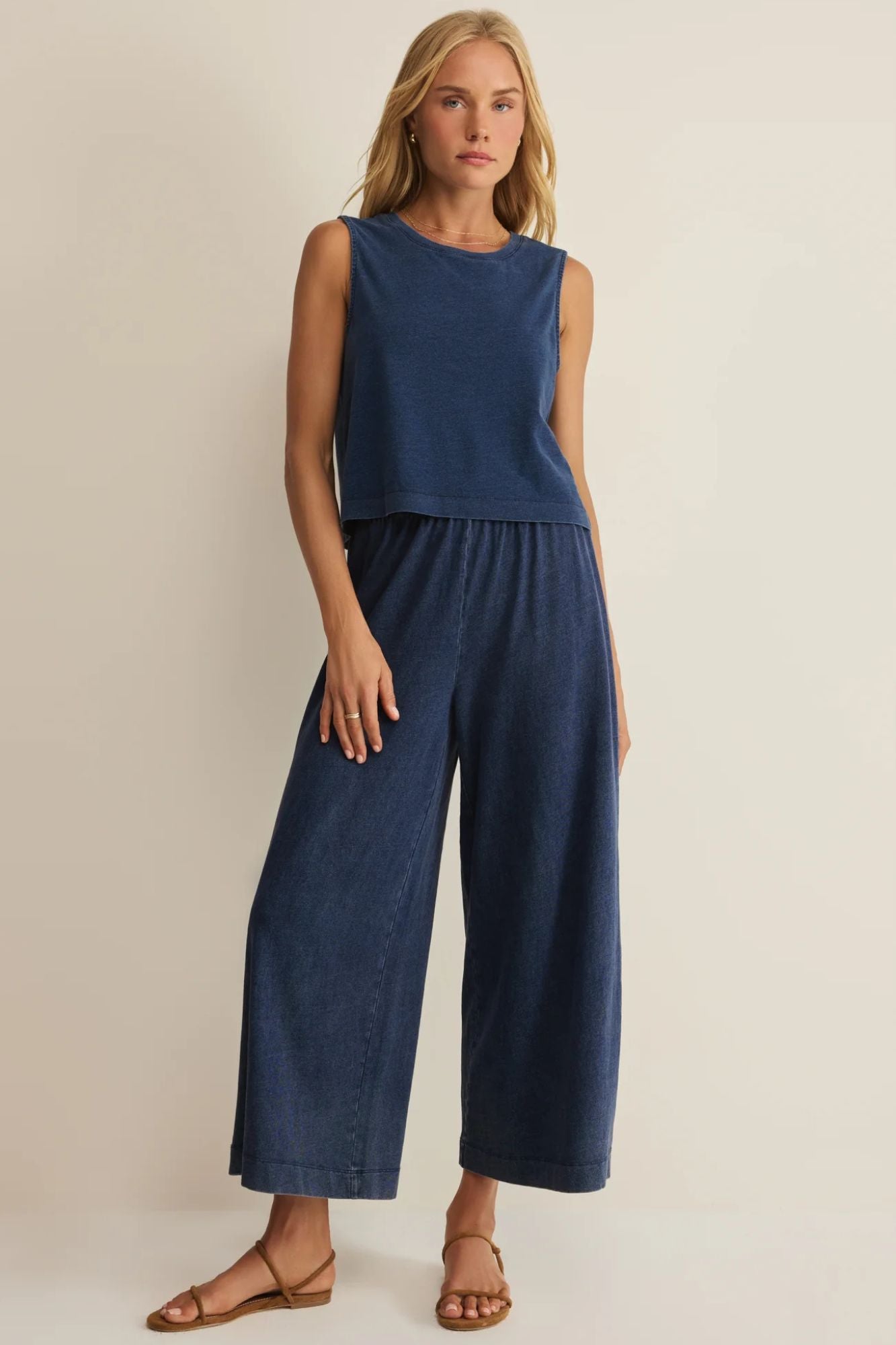 Sloane Jersey Denim Muscle