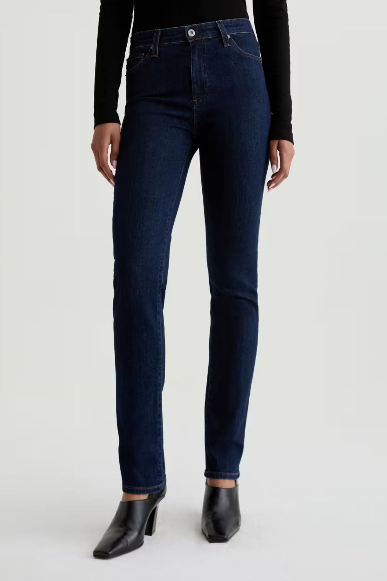 Mari Mid-Rise Slim Straight