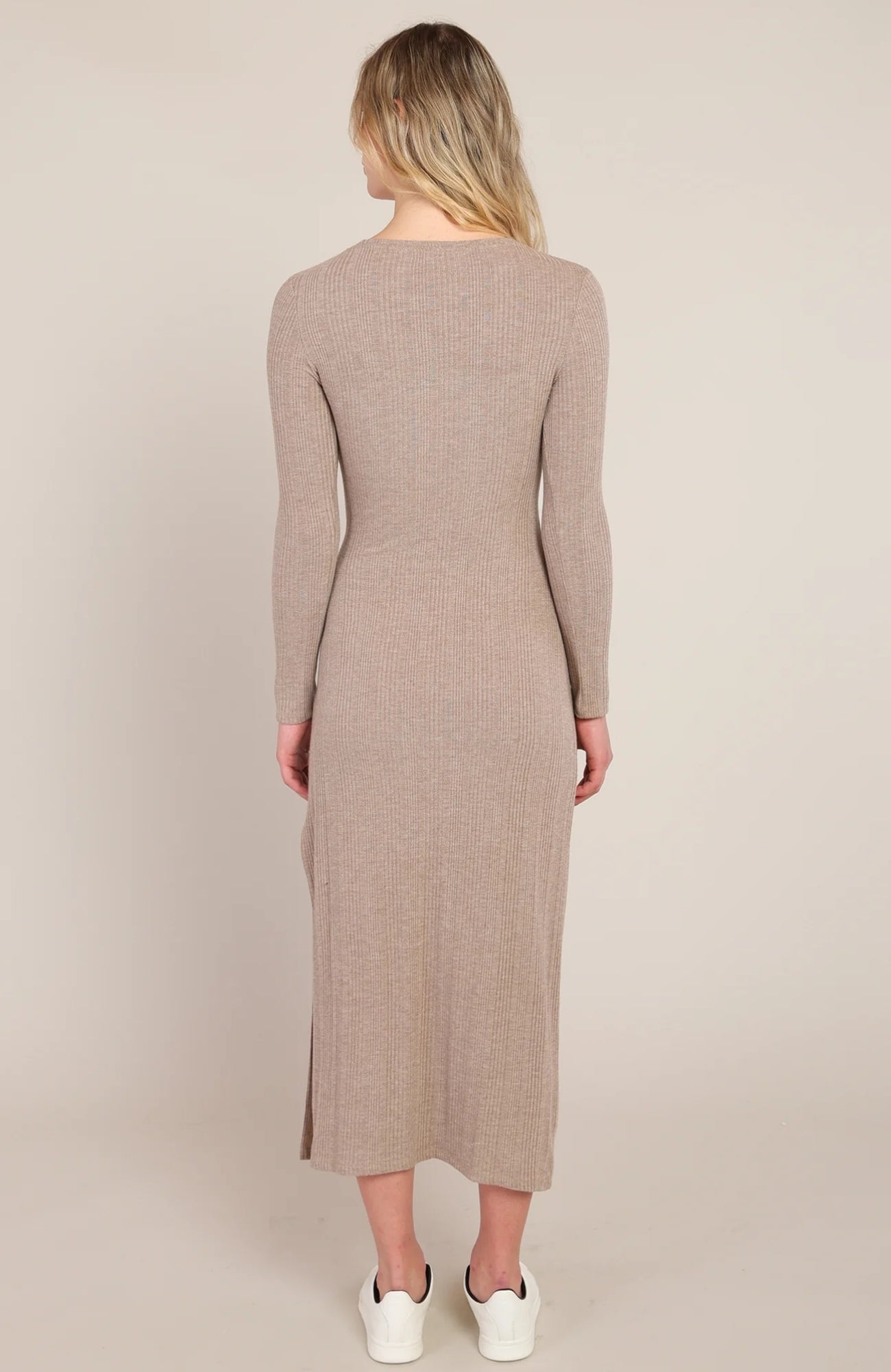 Knot Waist Long Dress