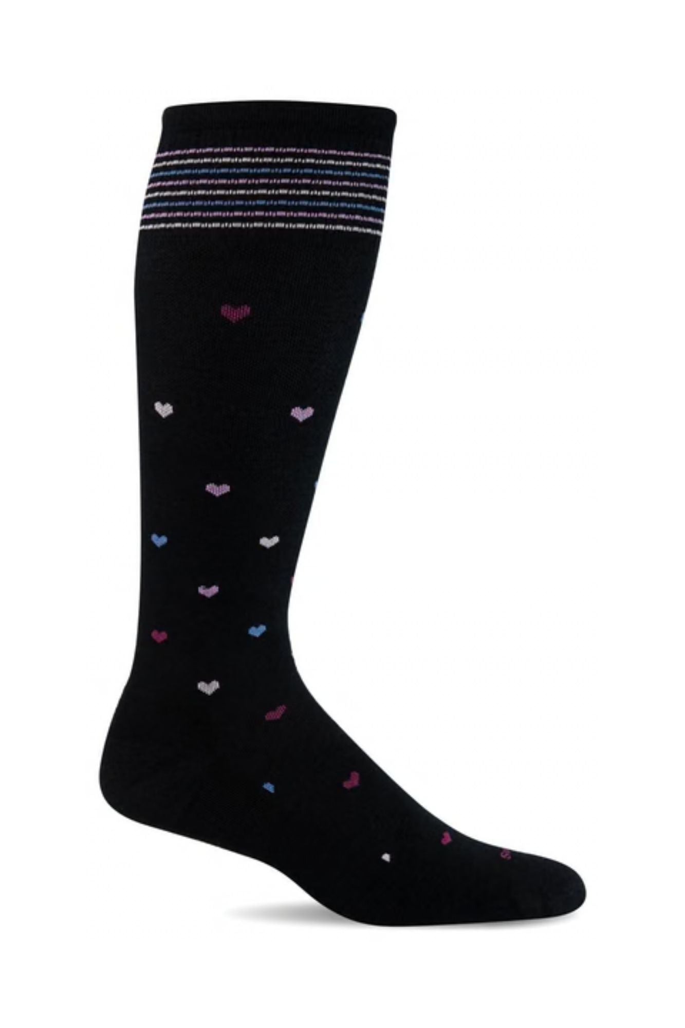 Full Heart | Moderate Compression Wide Calf Socks