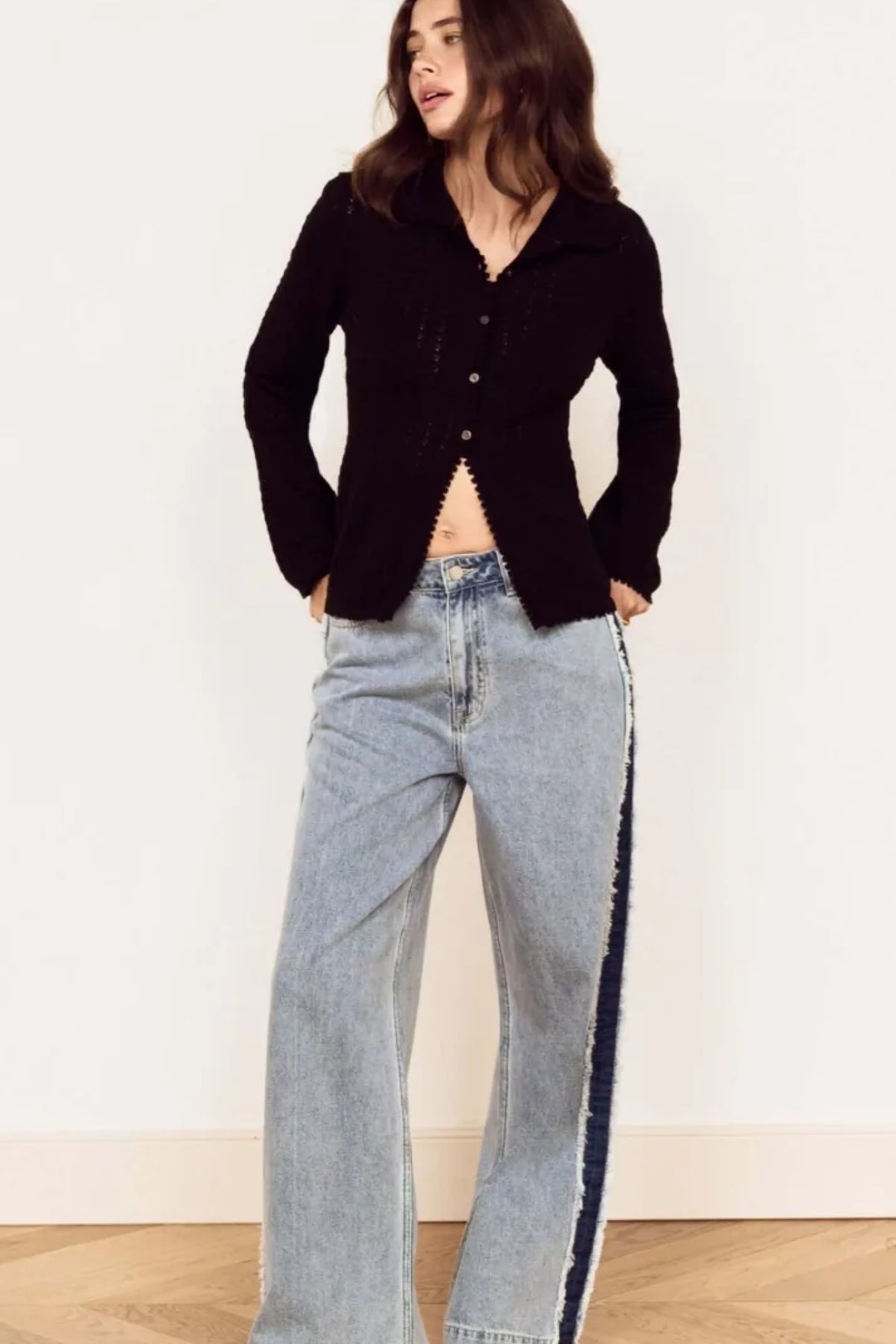 Hannah Pointelle Cardigan