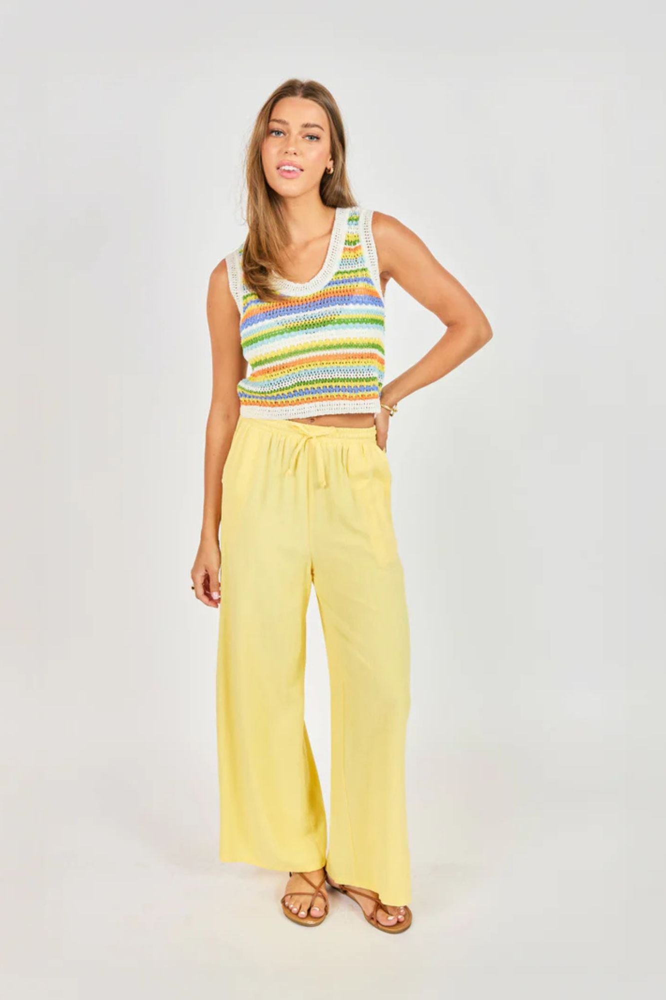 Sylvia Stripe Sweater Vest