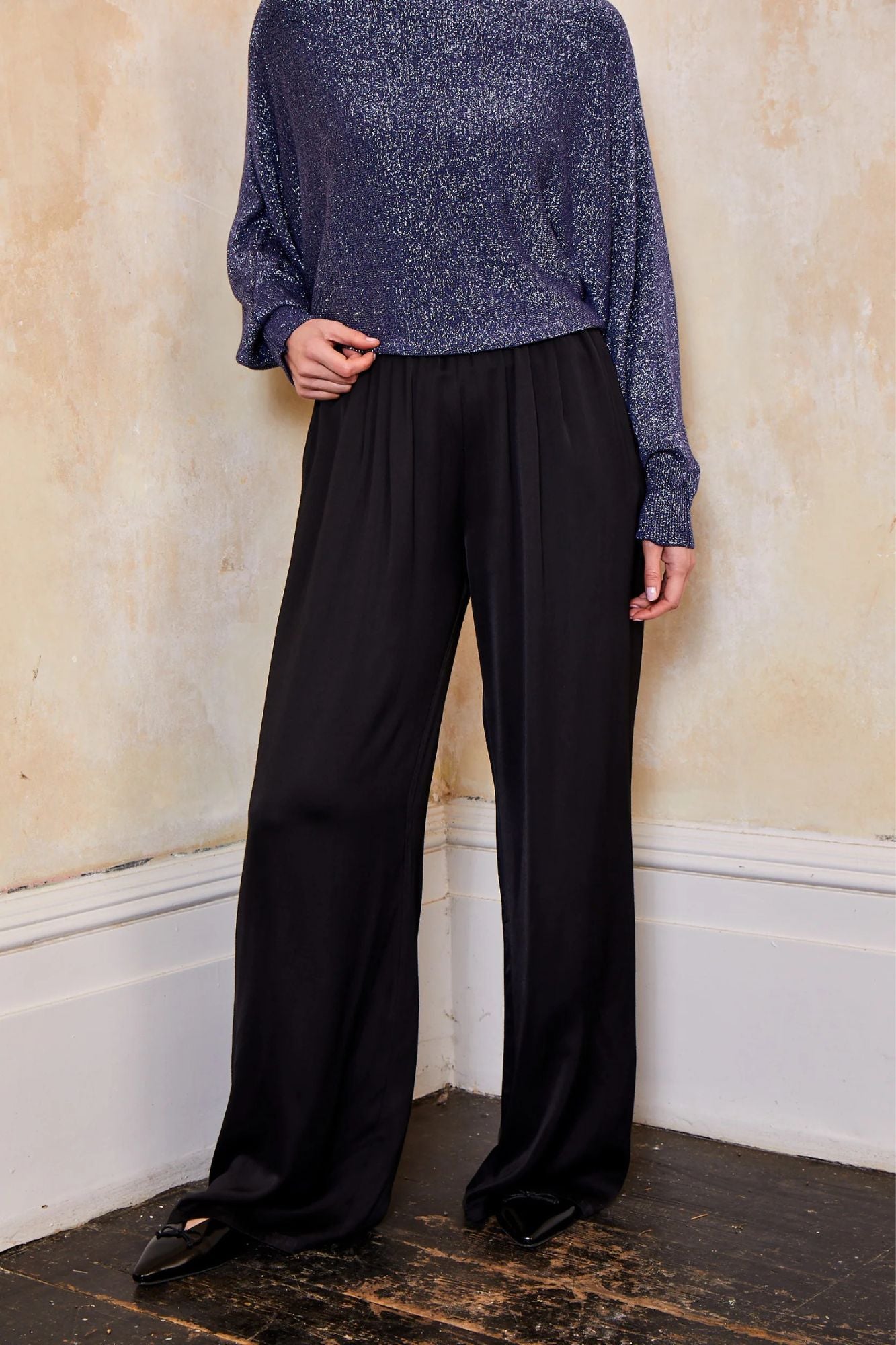 Shirley Satin Palazzo Pants