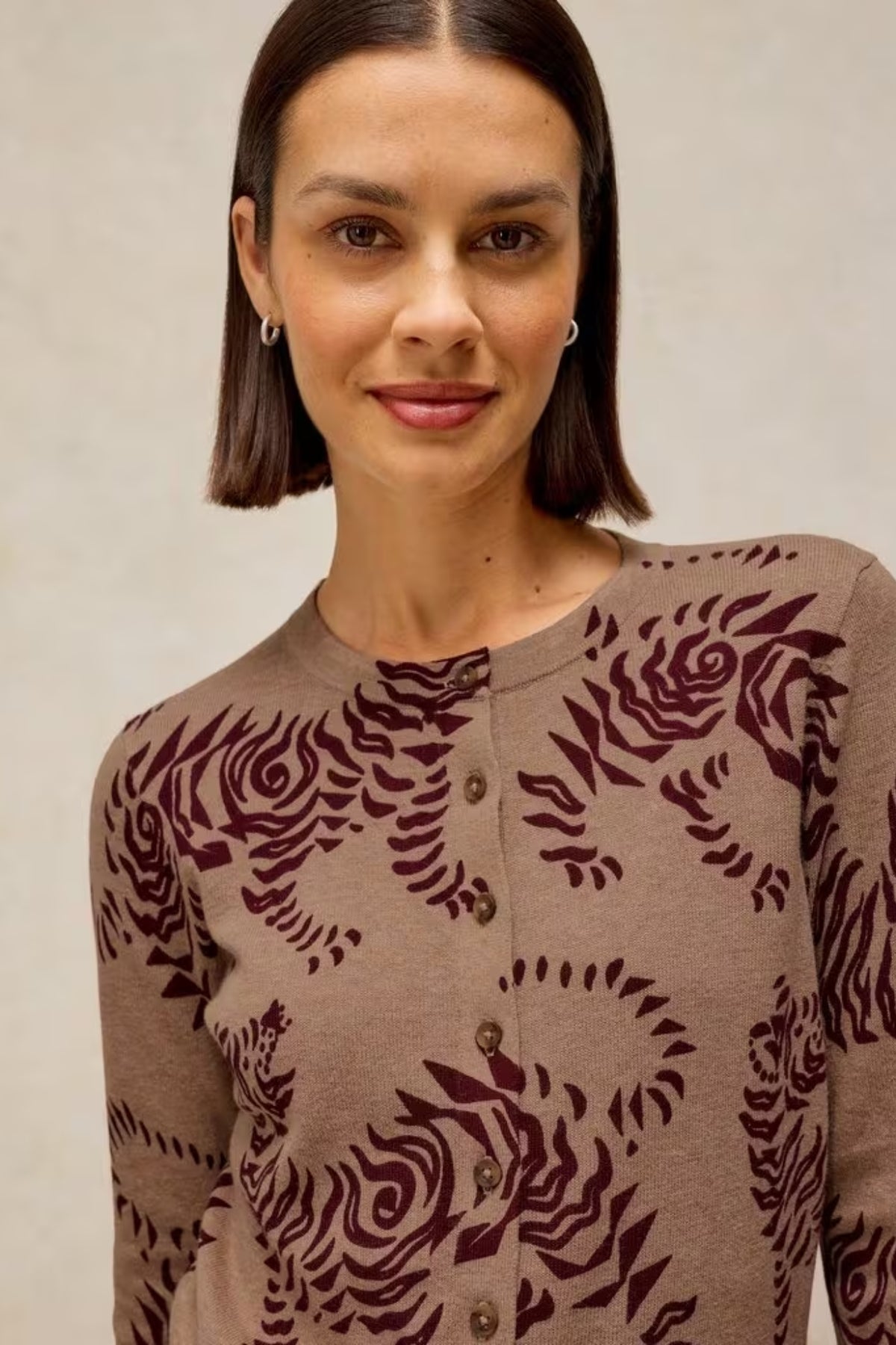 Lois Print Cardigan