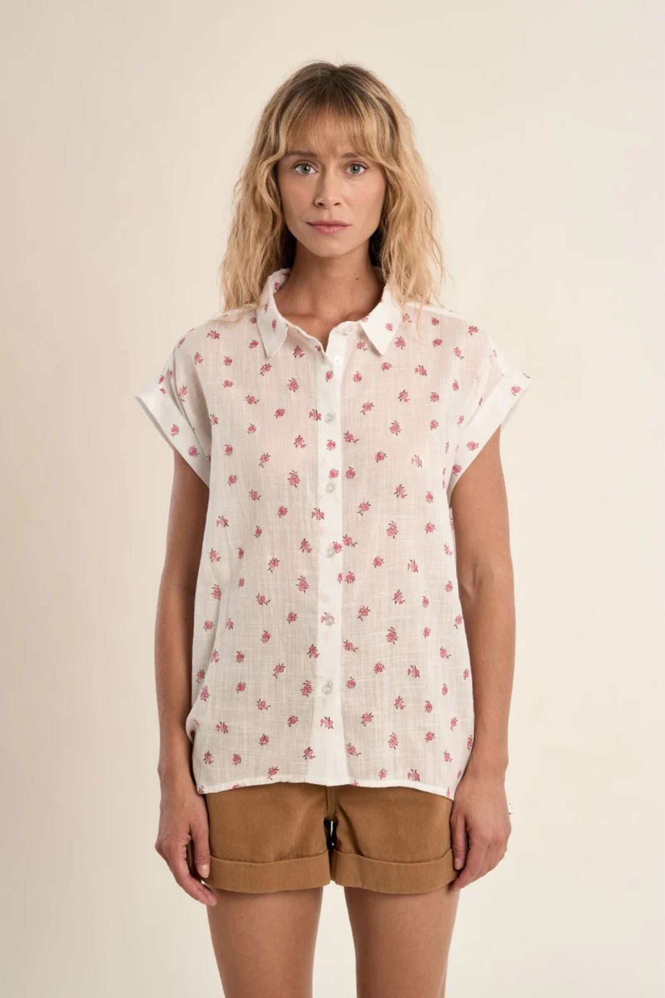 Flower Woven Shirt
