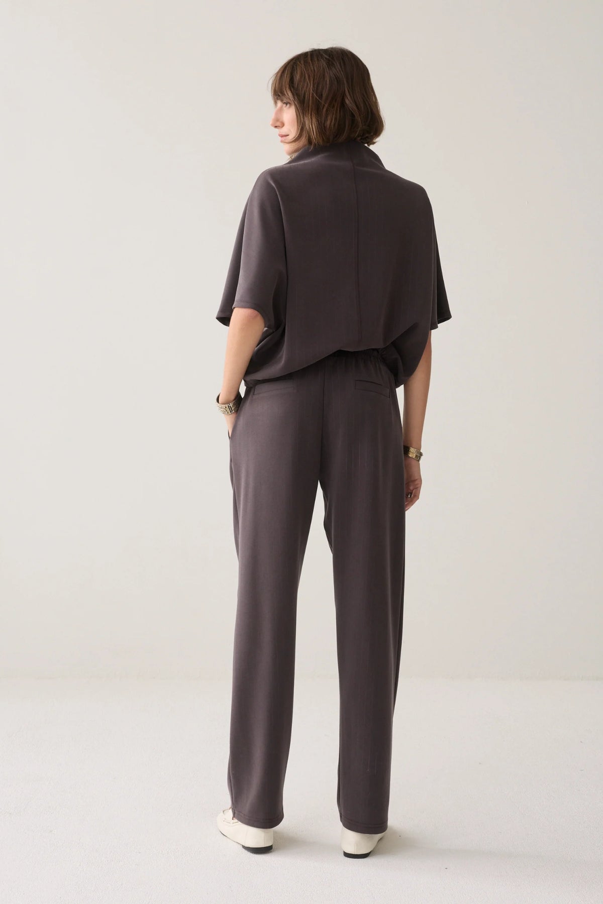 Tapered Pinstripe Pant