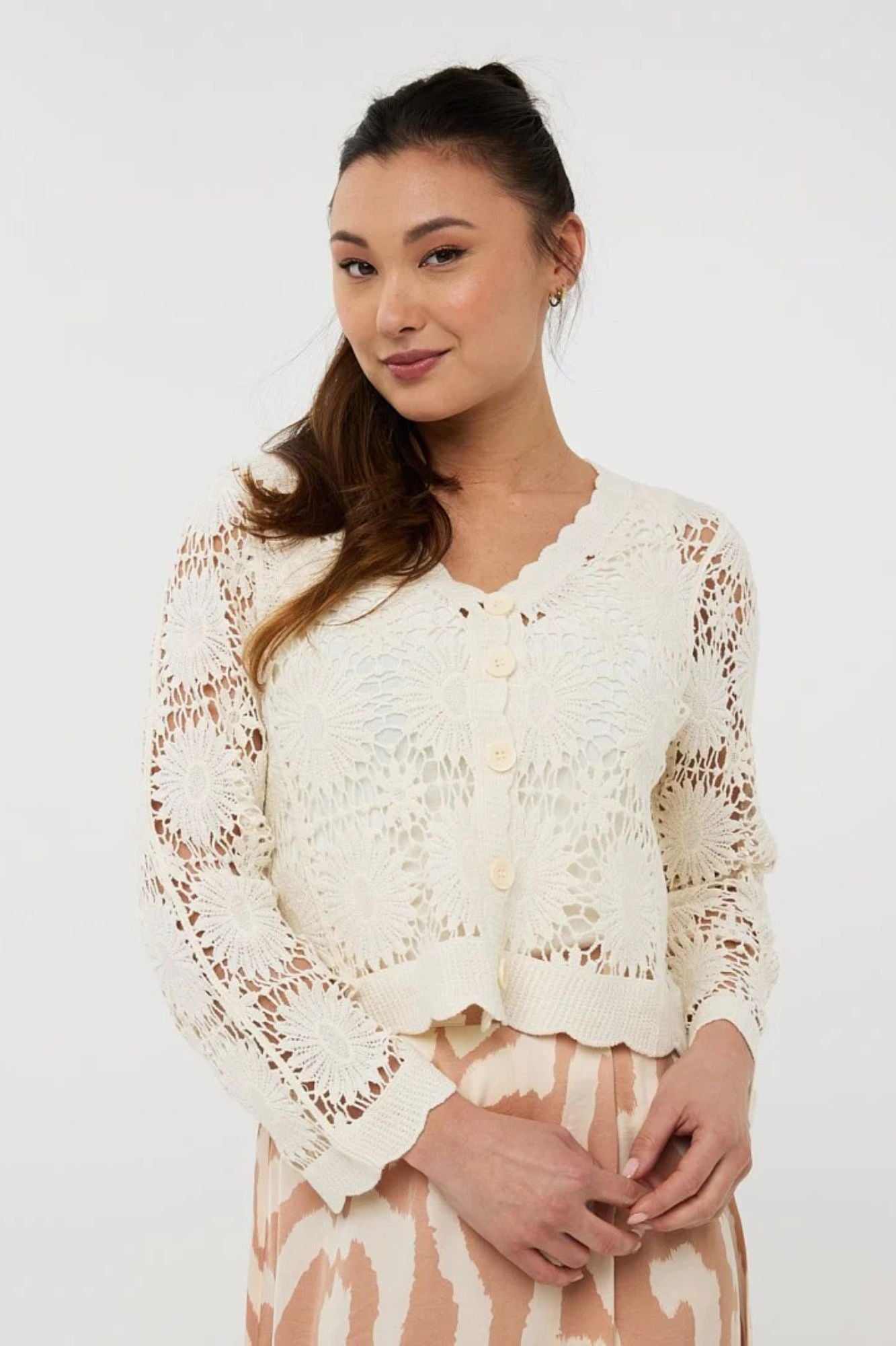 Daisy Crochet Cardigan