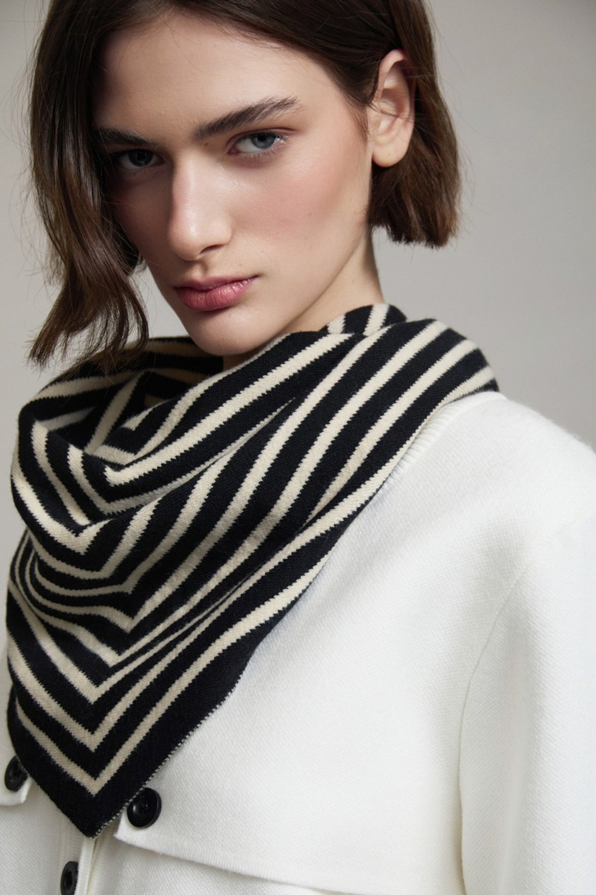 Striped Jacquard Bandana