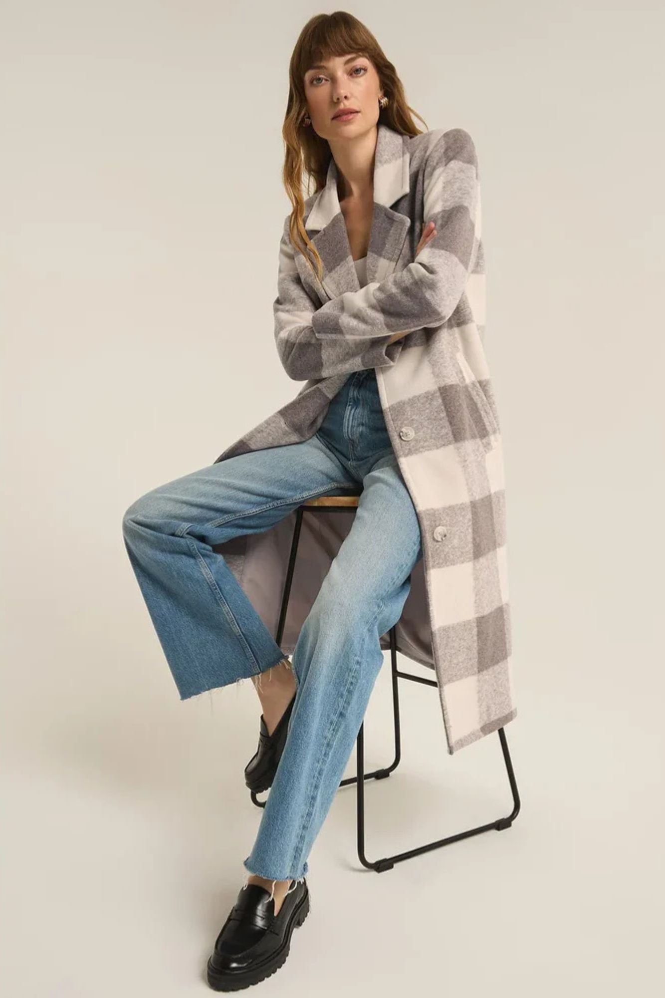Conway Buffalo Plaid Coat