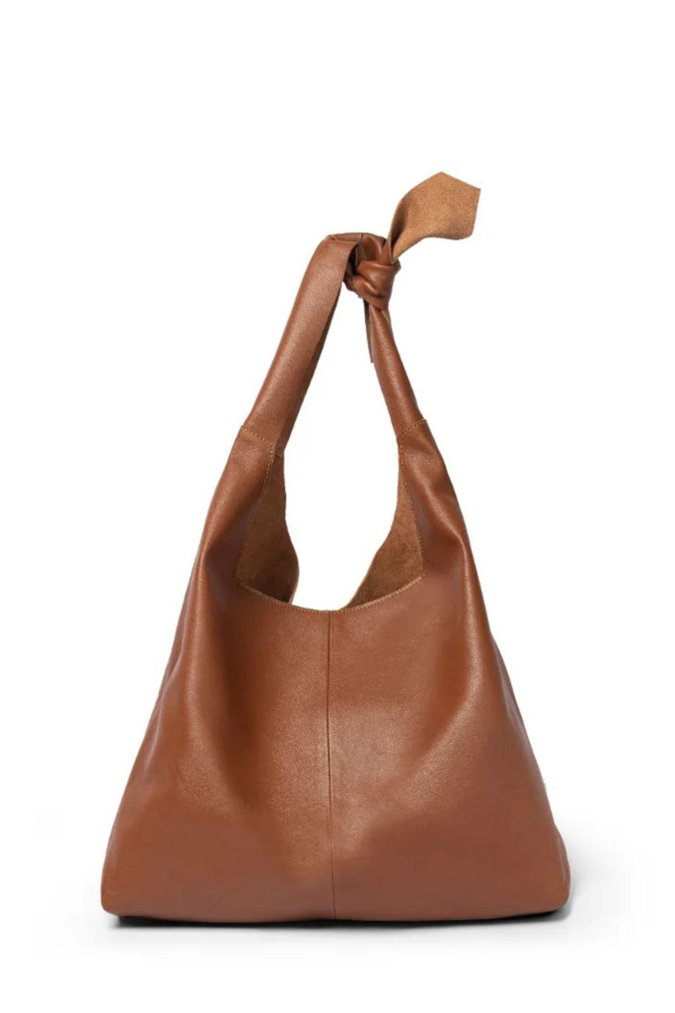 Knot Leather Shoulder Bag
