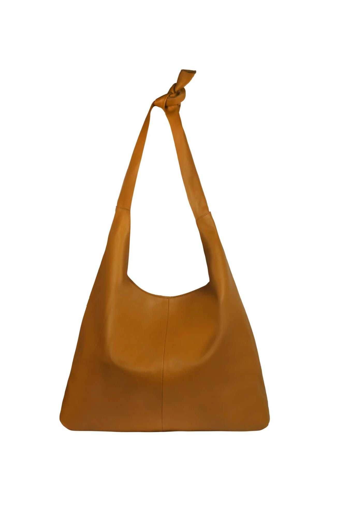 Knot Leather Shoulder Bag