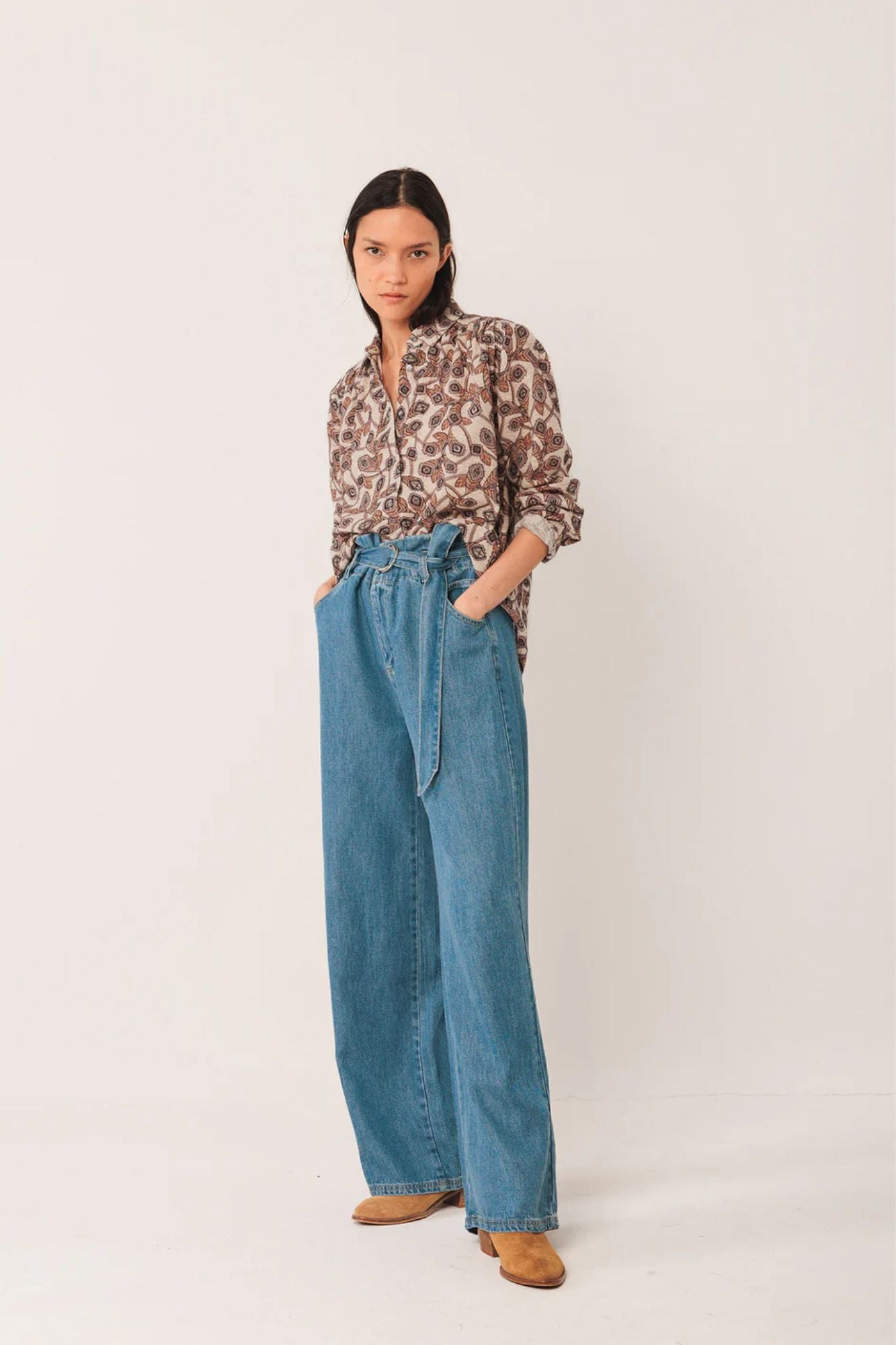 Paper Bag Waist Jean