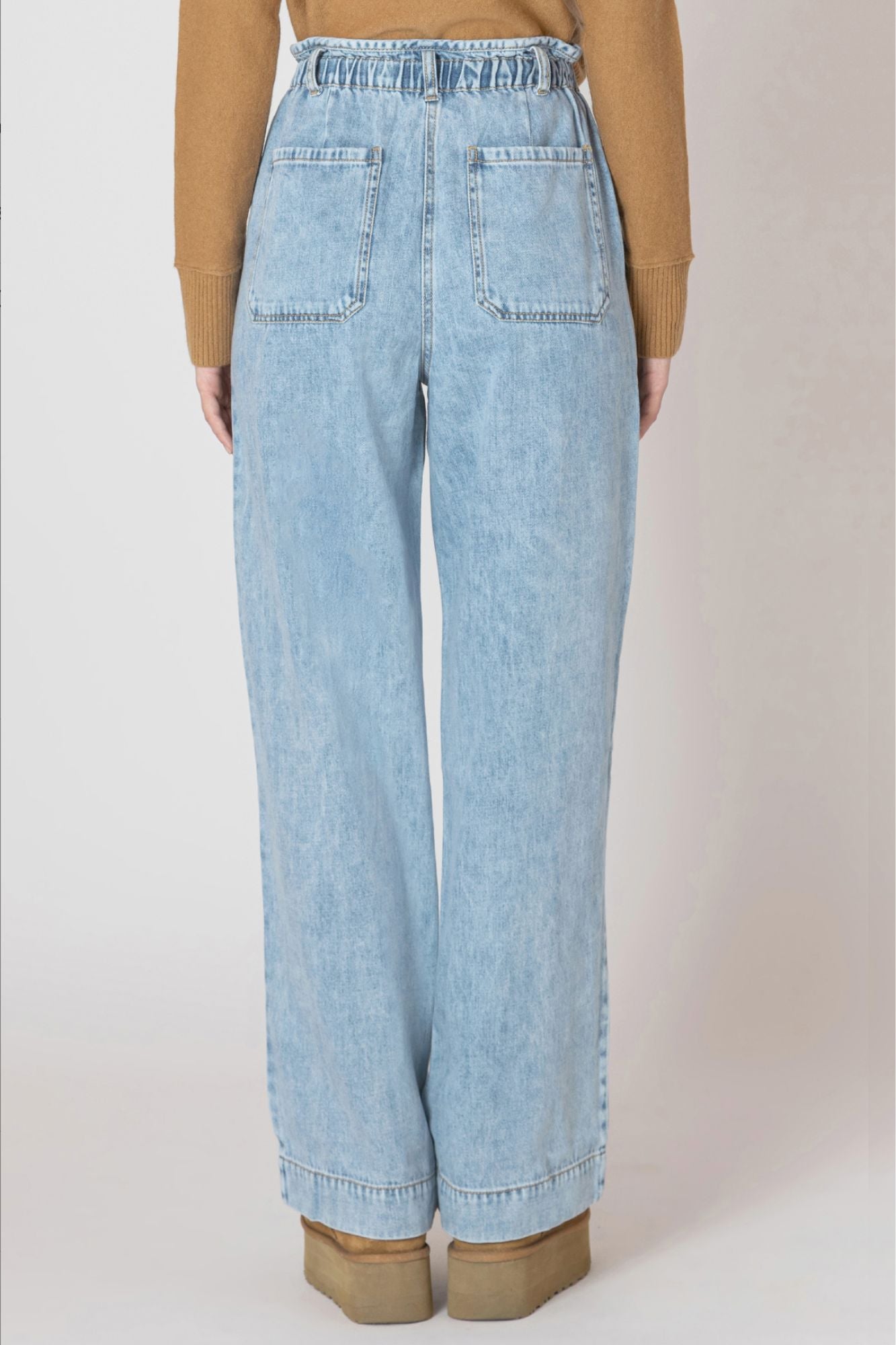 Wide Leg Denim Pant