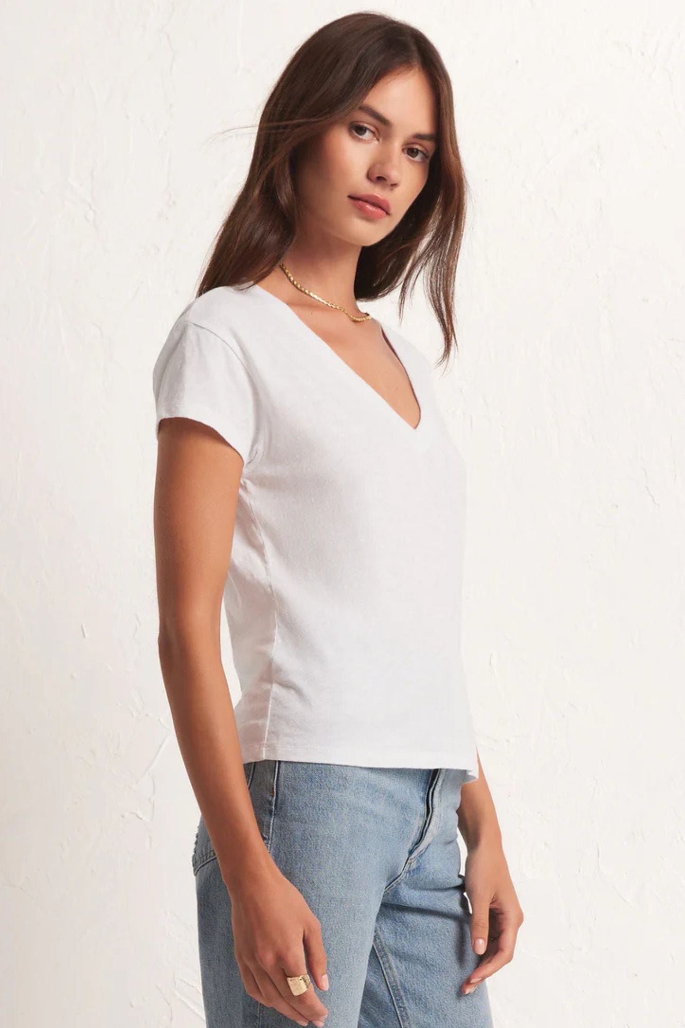 Modern V Neck Tee
