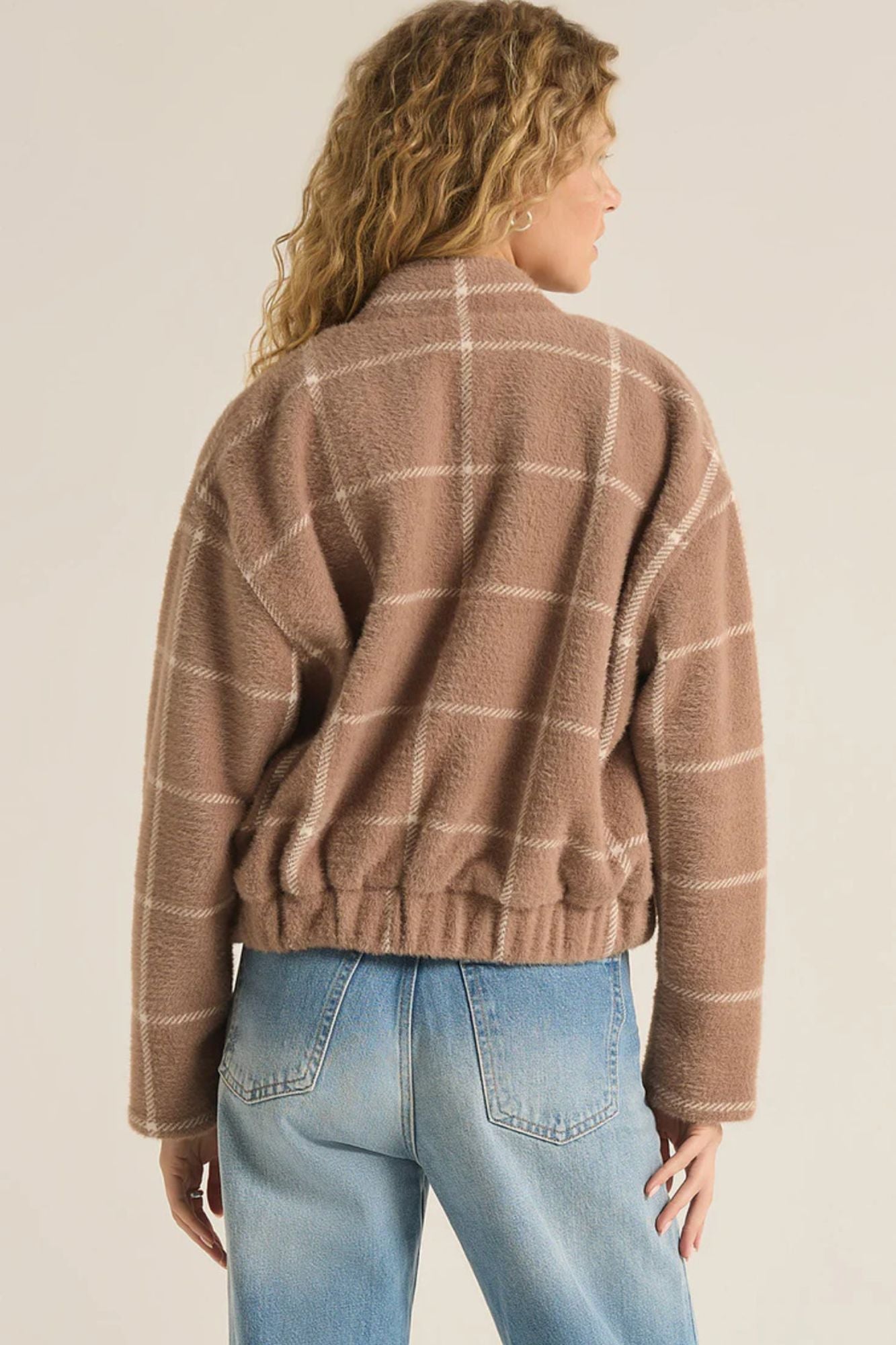 Lex Plaid Bomber Jacket