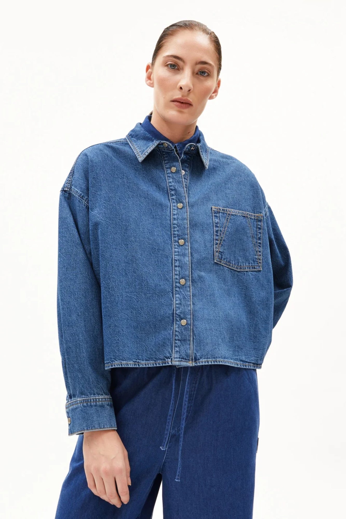 Nalaani Denim Blouse