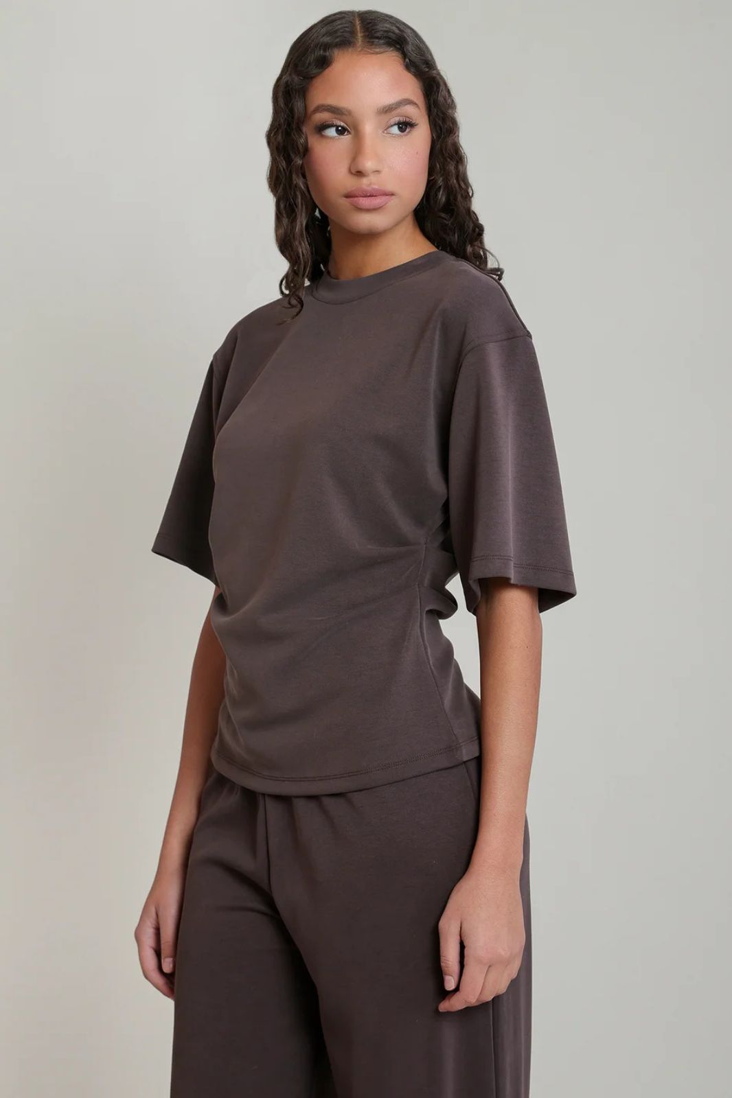 Pleated Waist Top
