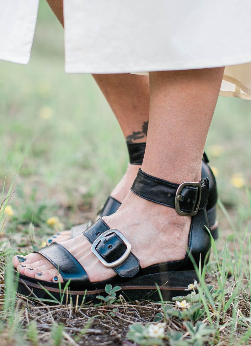 Thick Ankle Strap Sandals