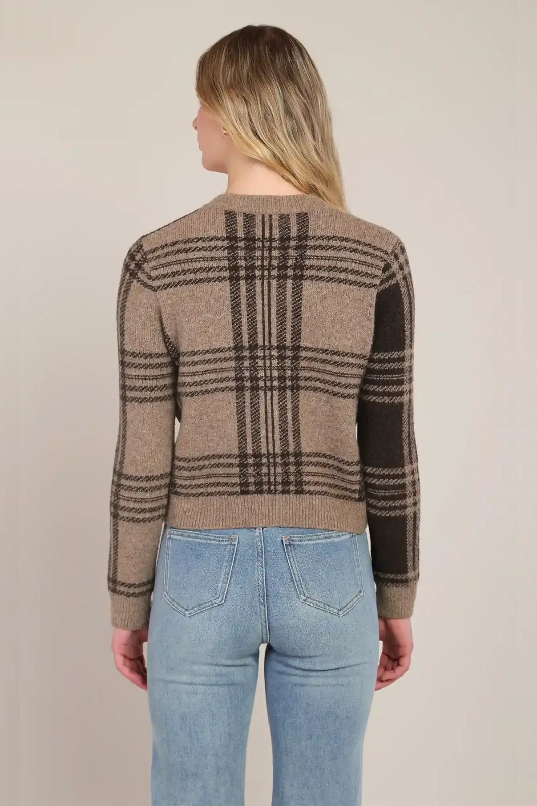 Plaid Cardigan