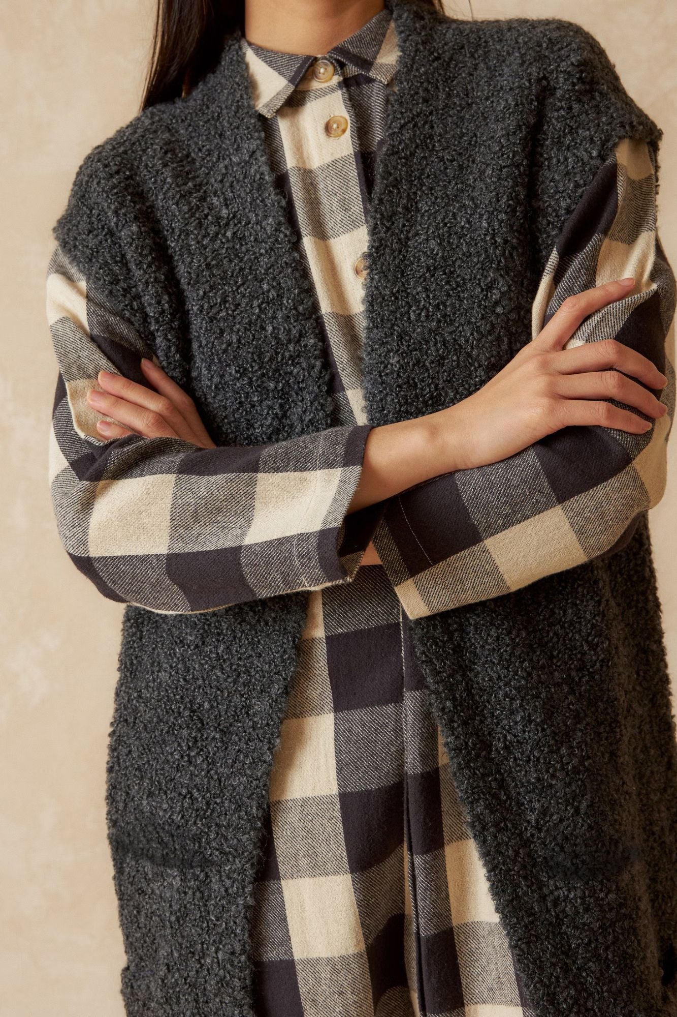 Maxi Knitted Vest
