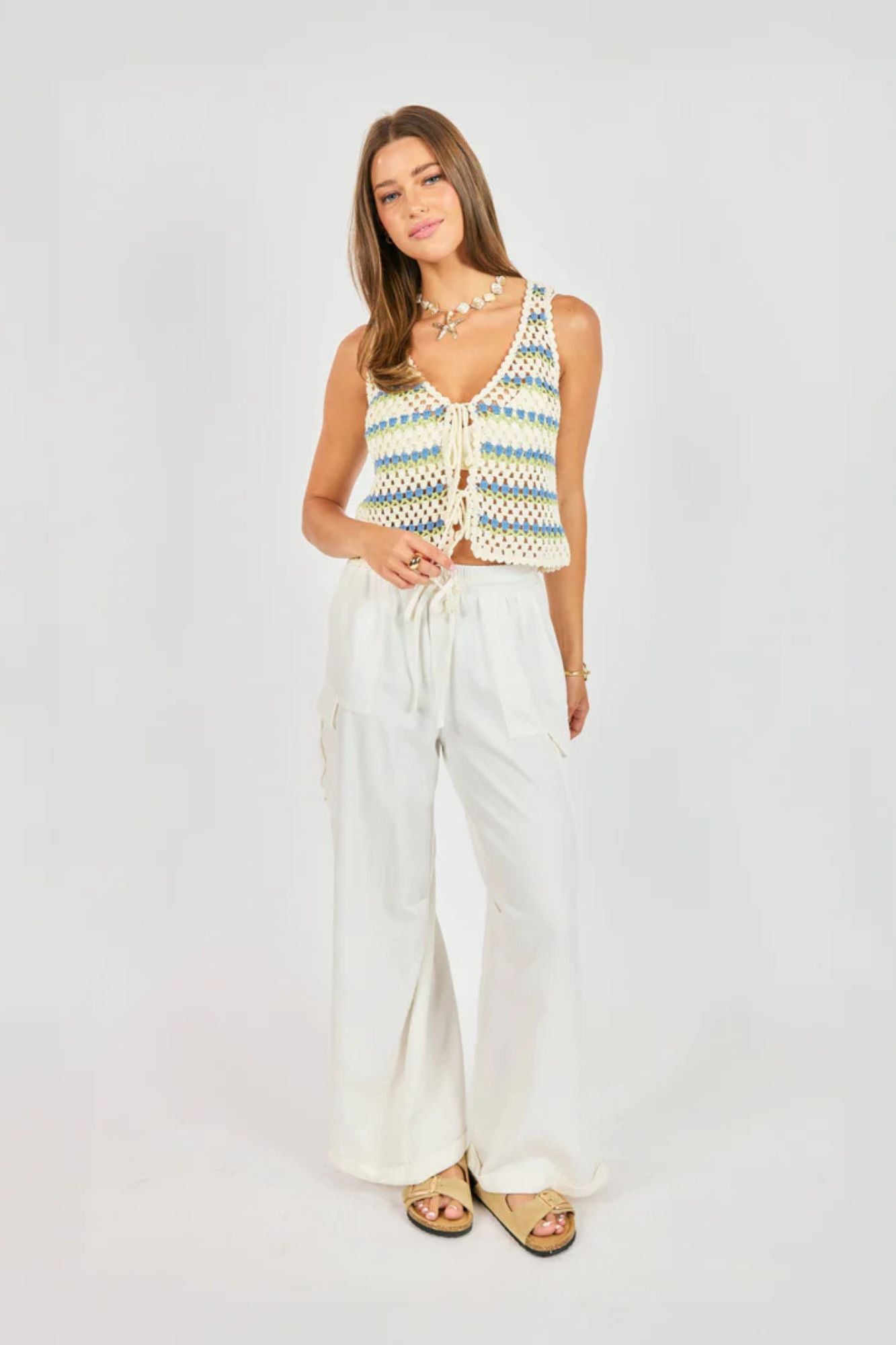 Stairsteps Crochet Vest