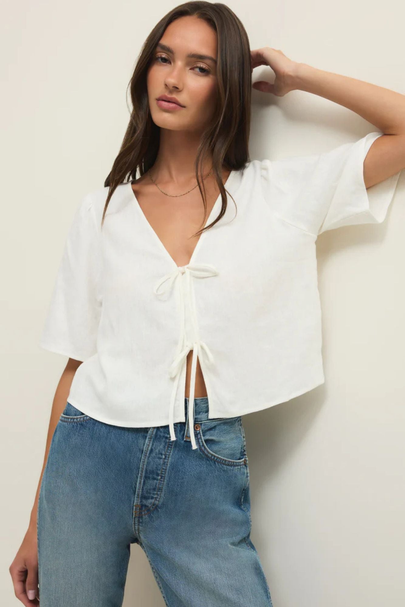La Belle Linen Top