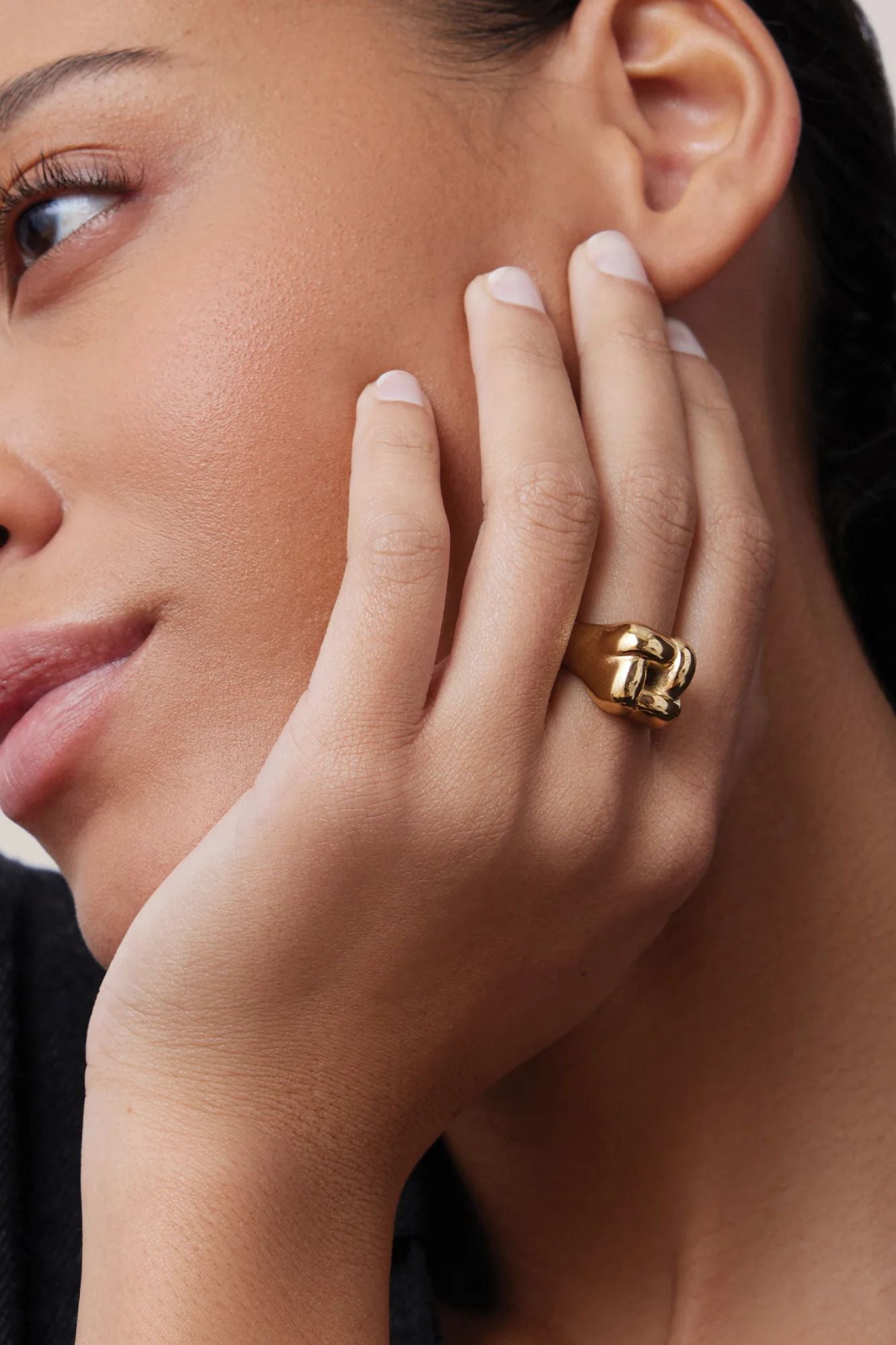 Small Woven Square Ring 6"