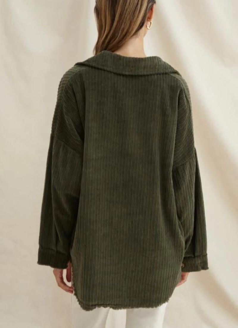 Chemise Delphine en velours doux