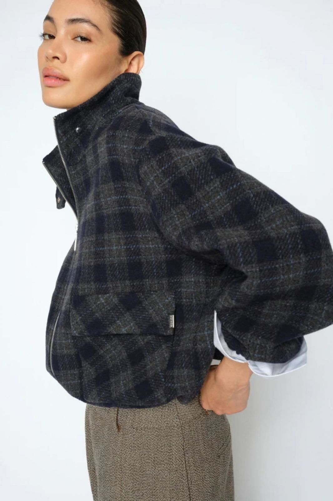 Camille Check Jacket