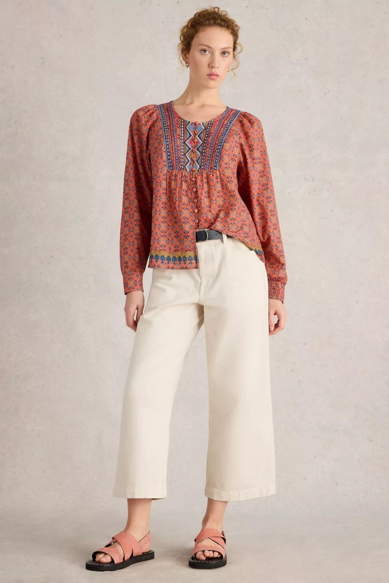 Abigail Embroidered Top