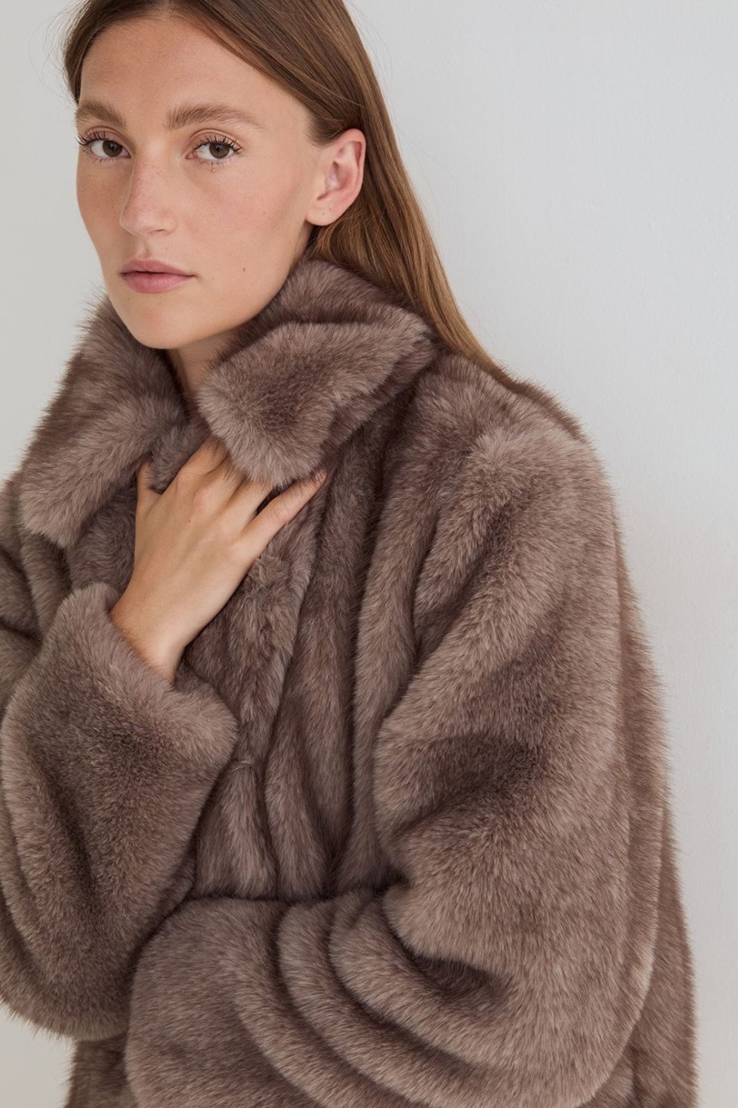 Short Faux Fur Coat