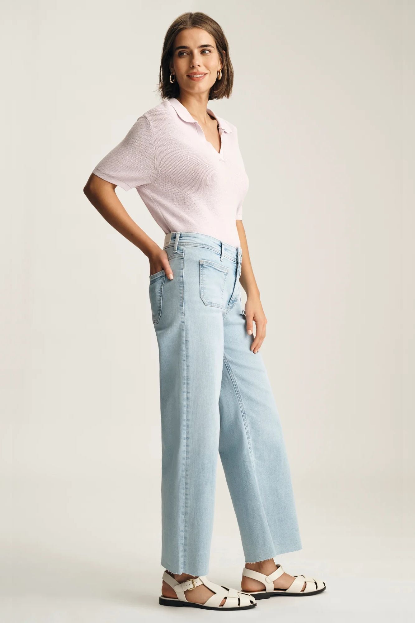 Paloma Marine Wide Leg Jeans