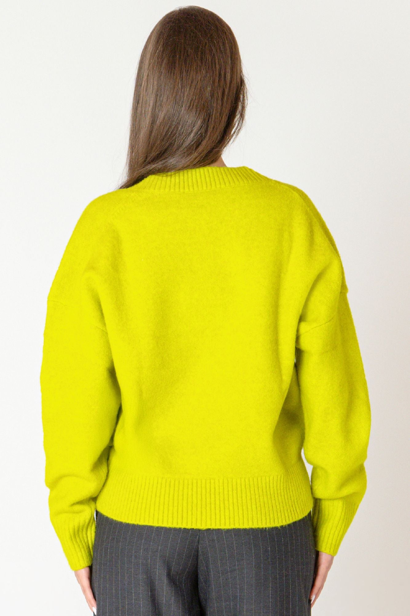 Soft Rib Trim Sweater