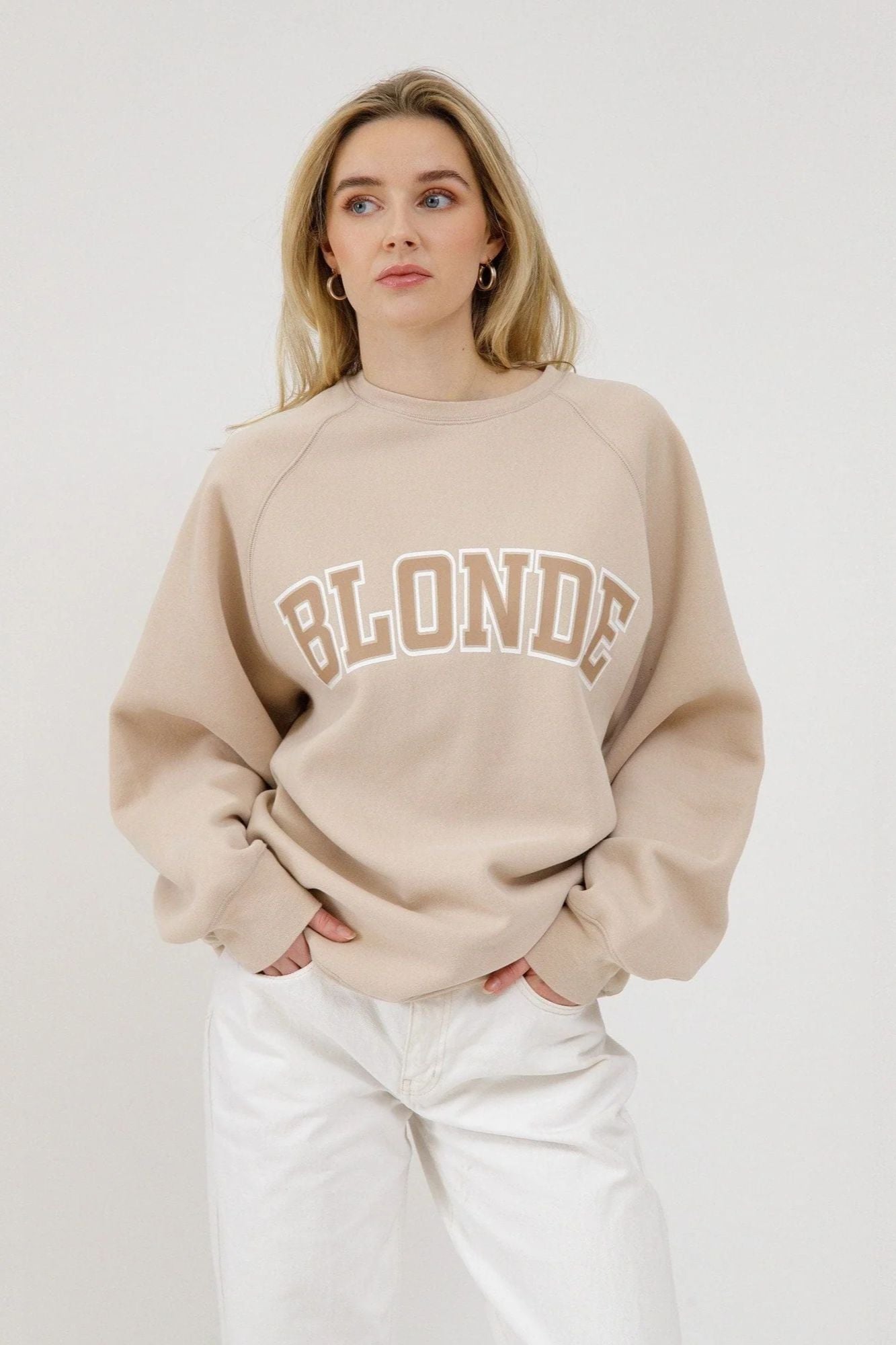 Blonde NY Boyfriend Varsity
