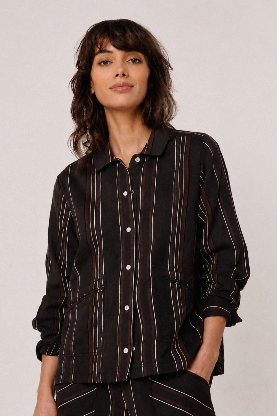 Striped Overshirt