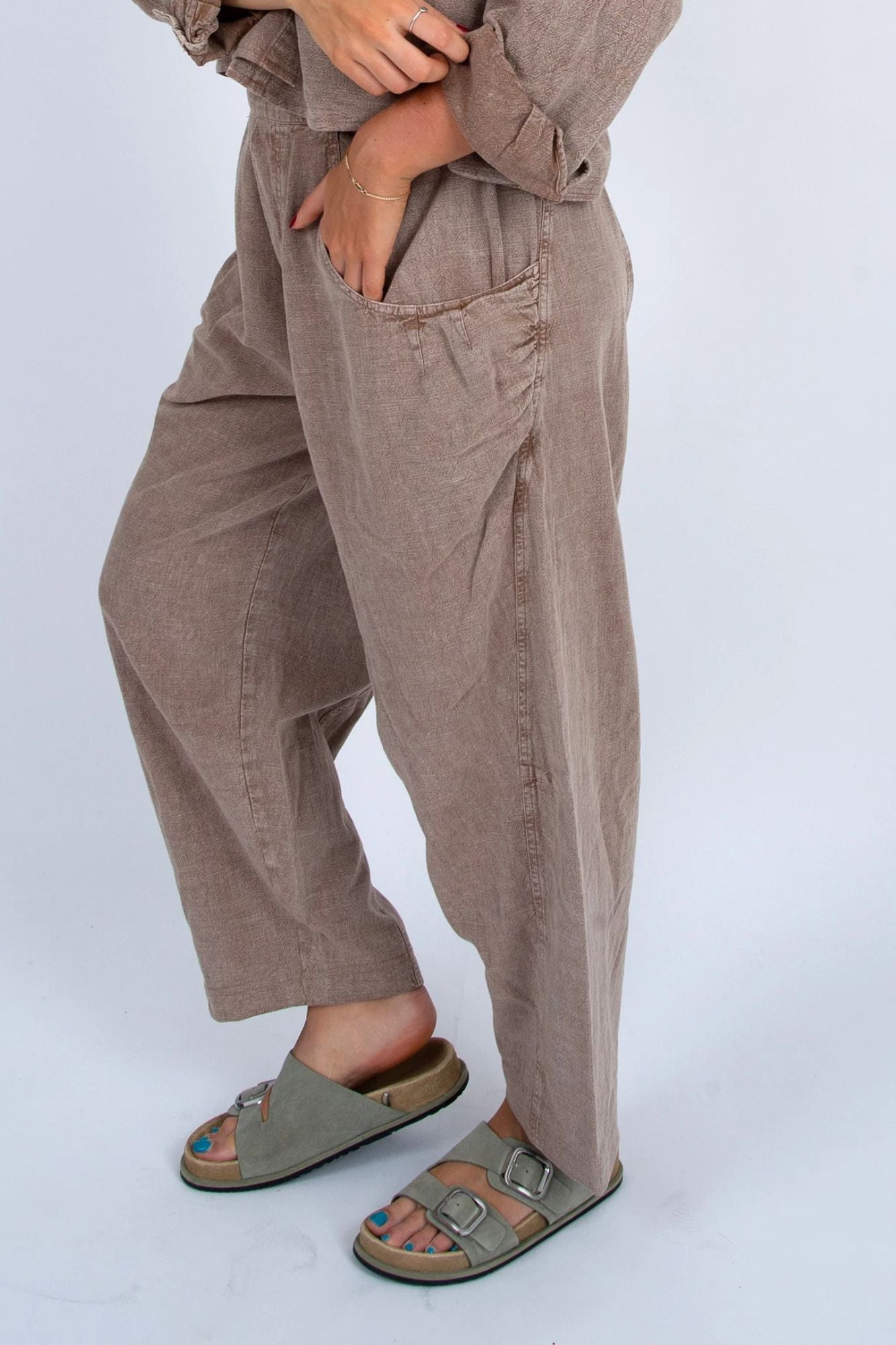 Amalfi Pull On Barrel Pants