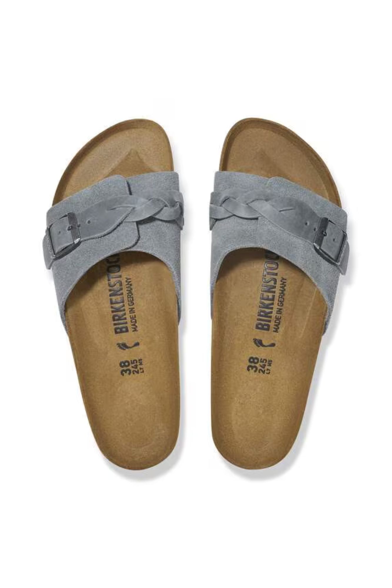 Oita Braided Suede Leather | Narrow