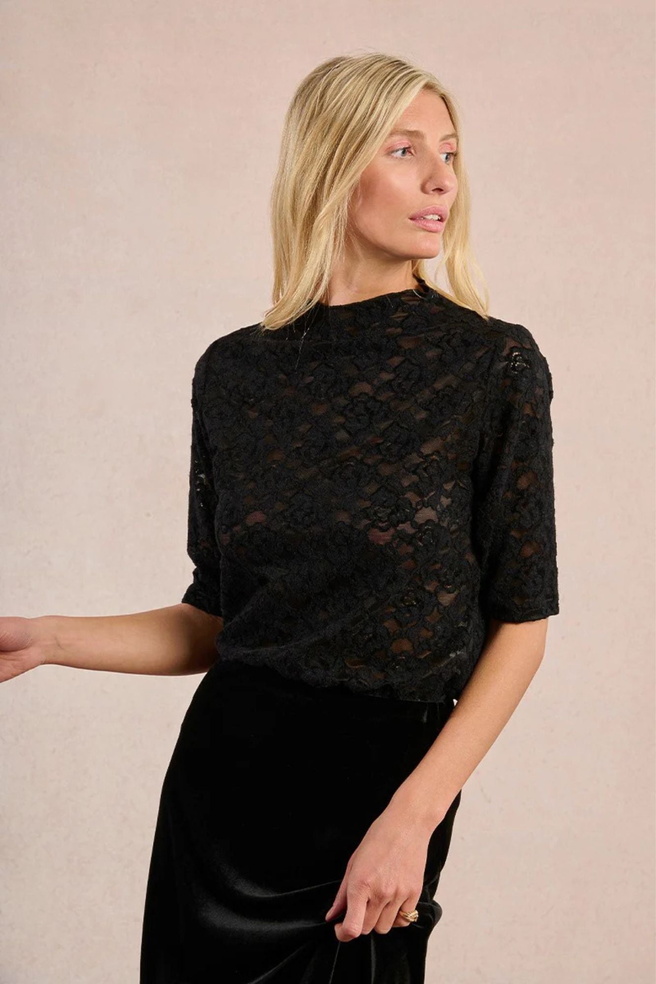 Rose Sheer Top