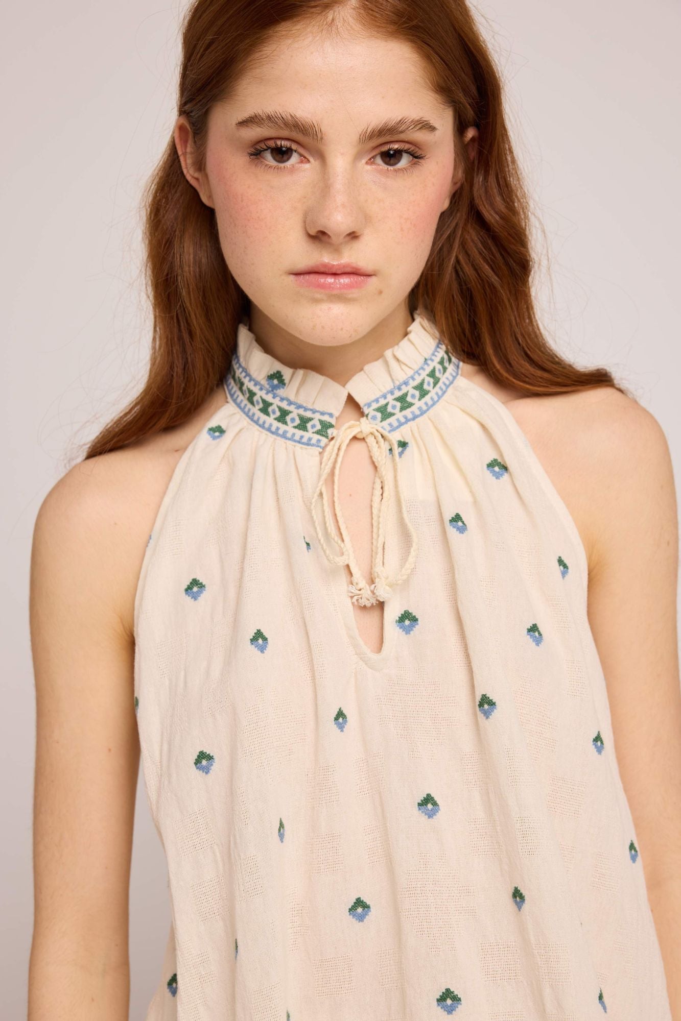 Nenato Embroidered Halter