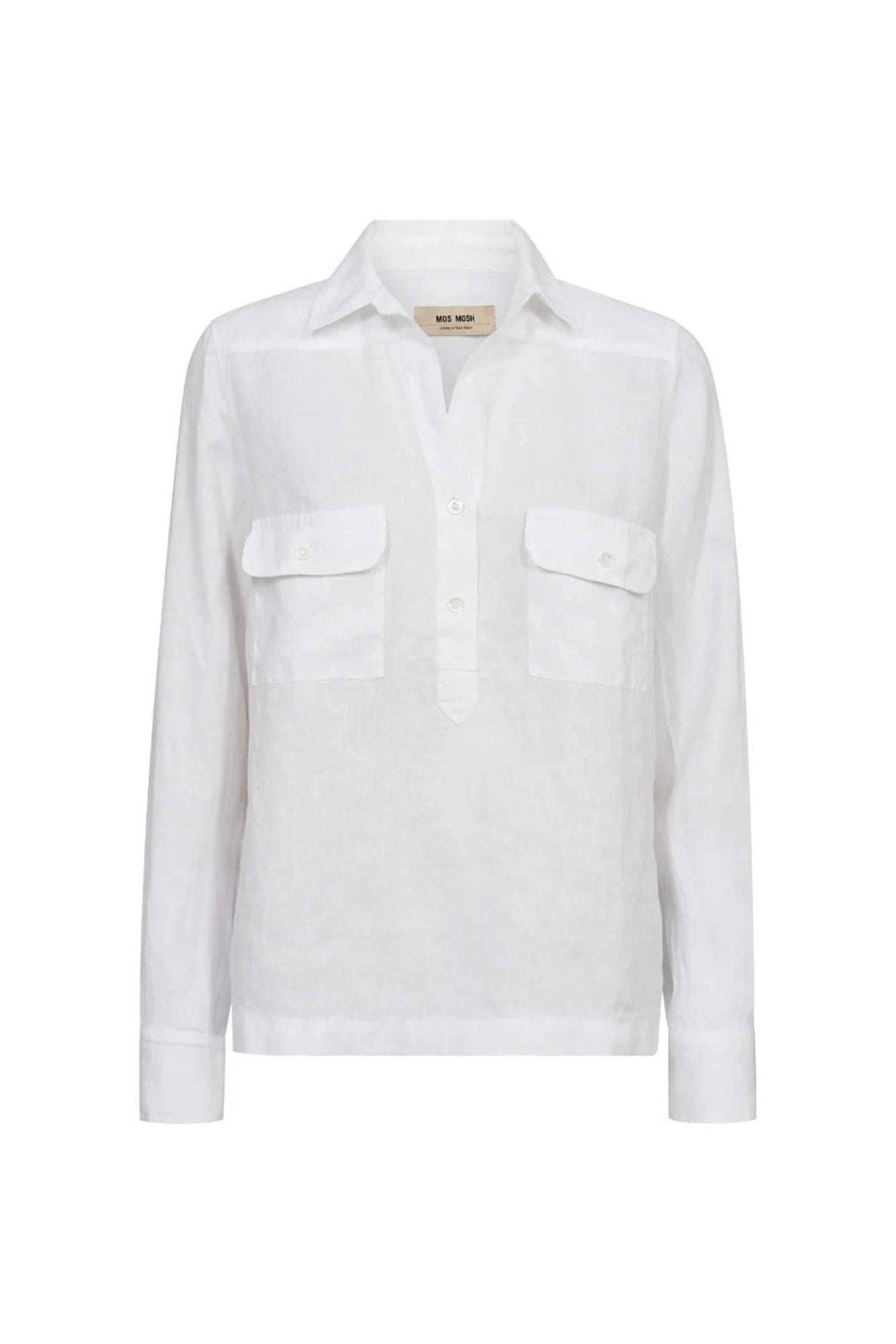 Enna Linen Pocket Blouse