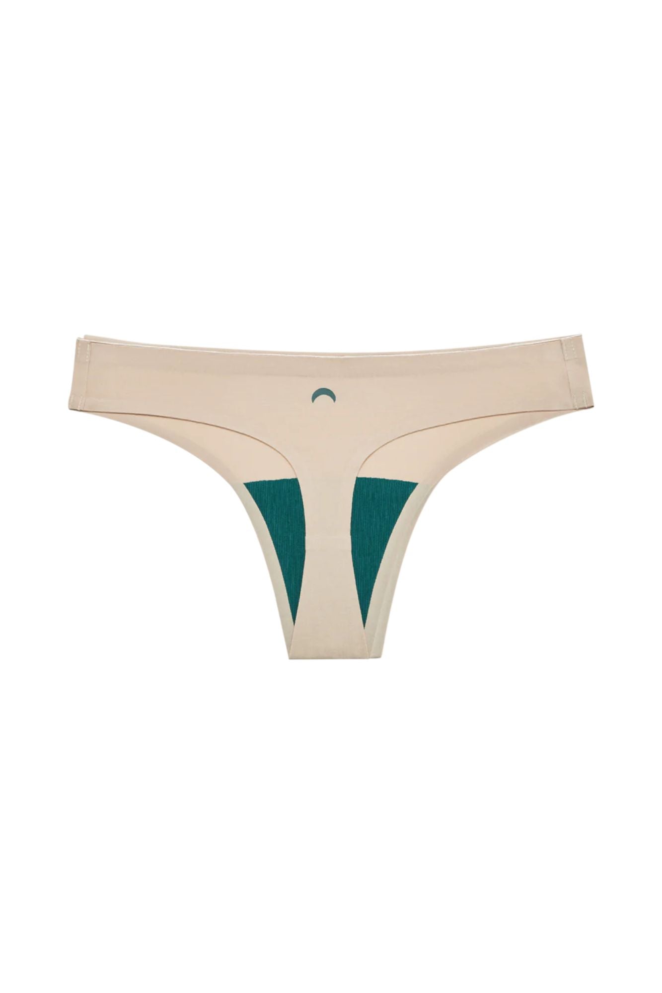 Seamless Low-Mid Rise Mineral Thong | Beige