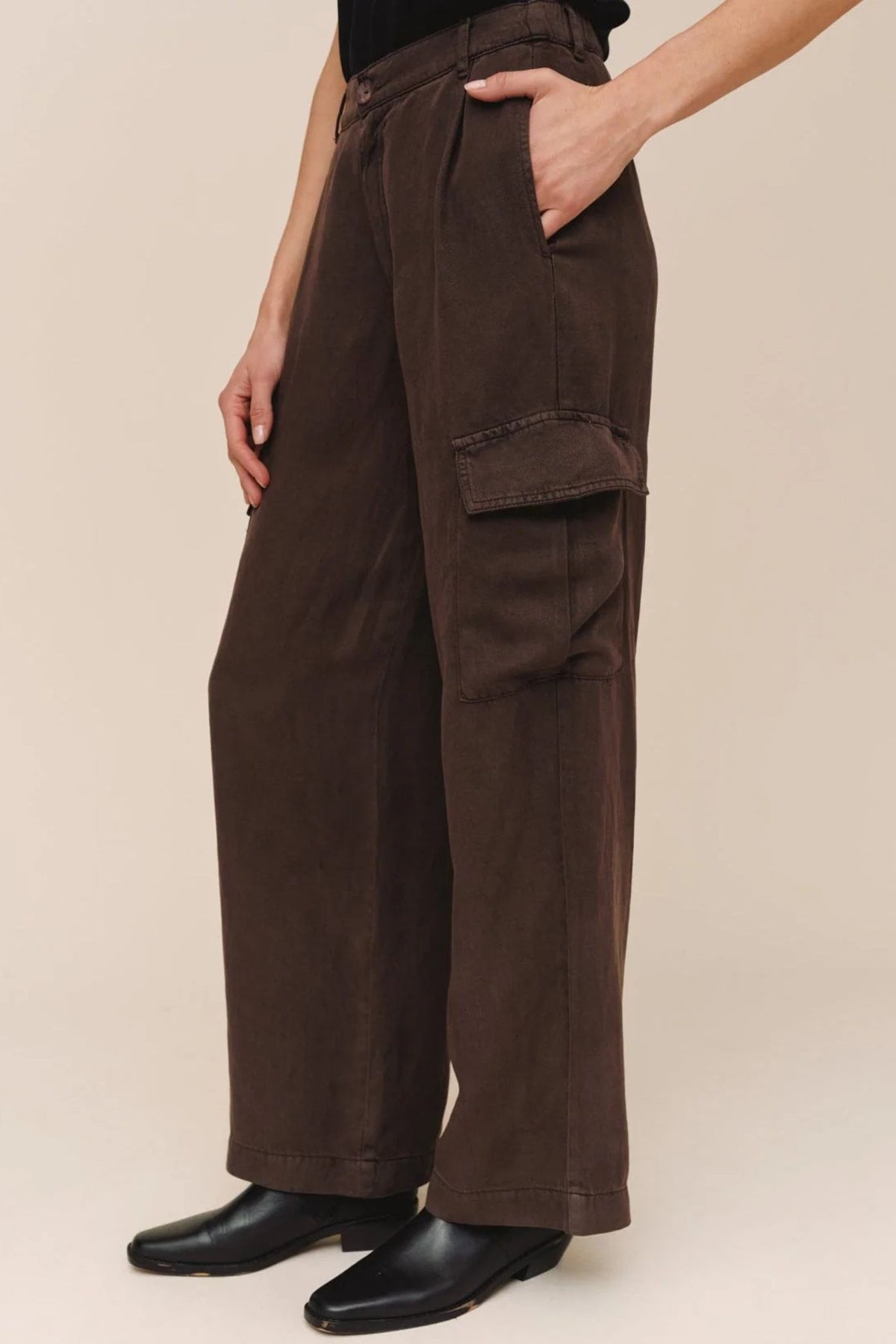 Wide Leg Cargo Trouser