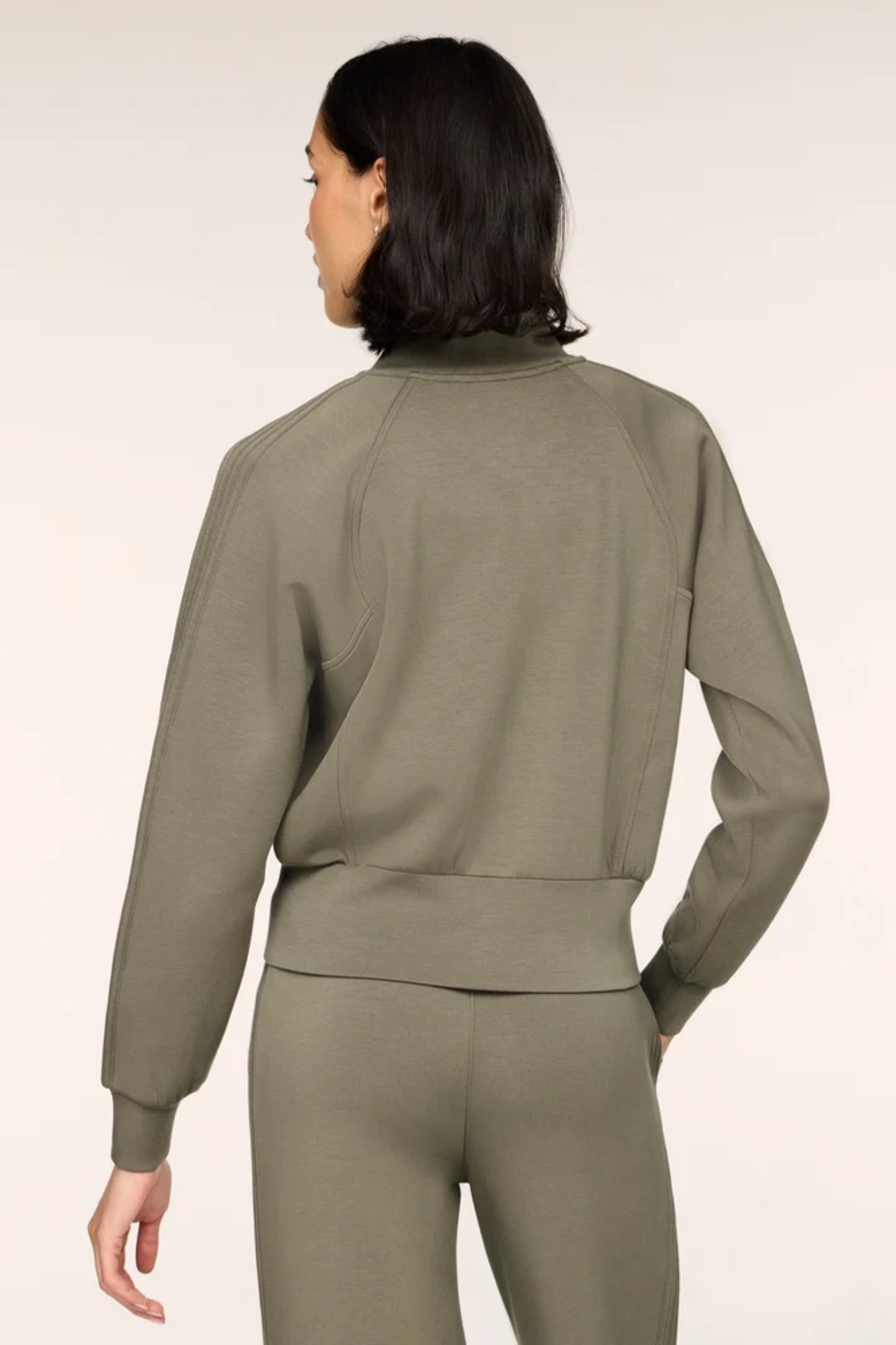 Pintuck Track Jacket